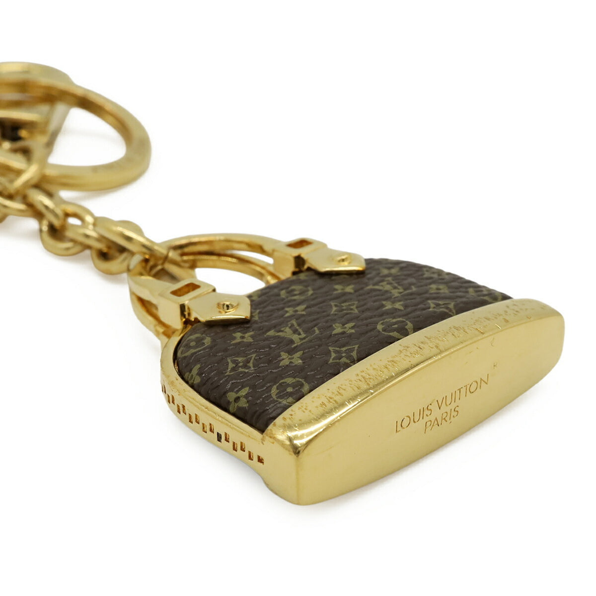 Louis Vuitton Gold Brown Monogram Monogram Handbag (Pre-Owned)