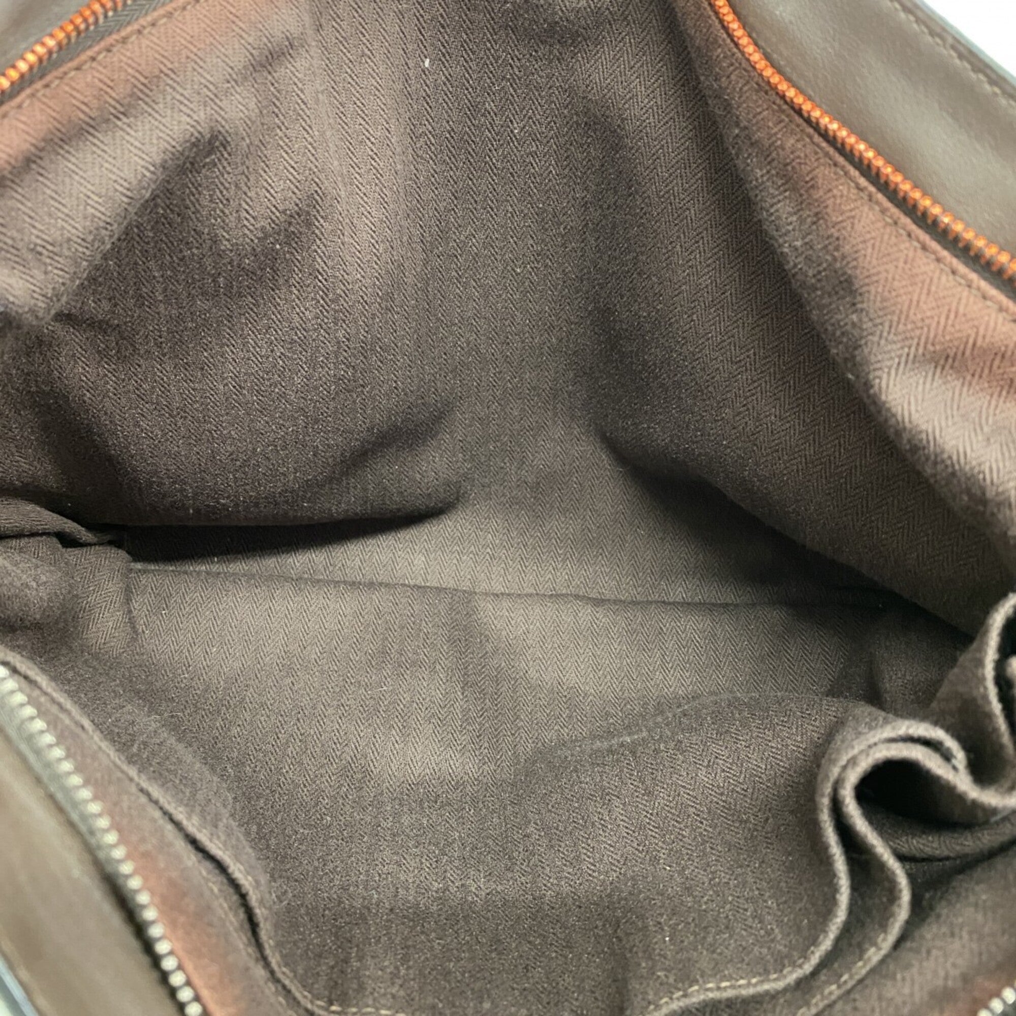 Hermes Brown Leather Handbag (Pre-Owned)