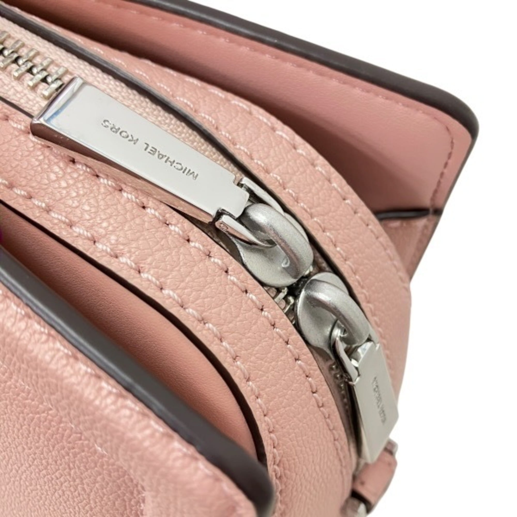 Michael Kors Smoke Pink Leather Handbag Shoulder Bag (Pre-Owned)