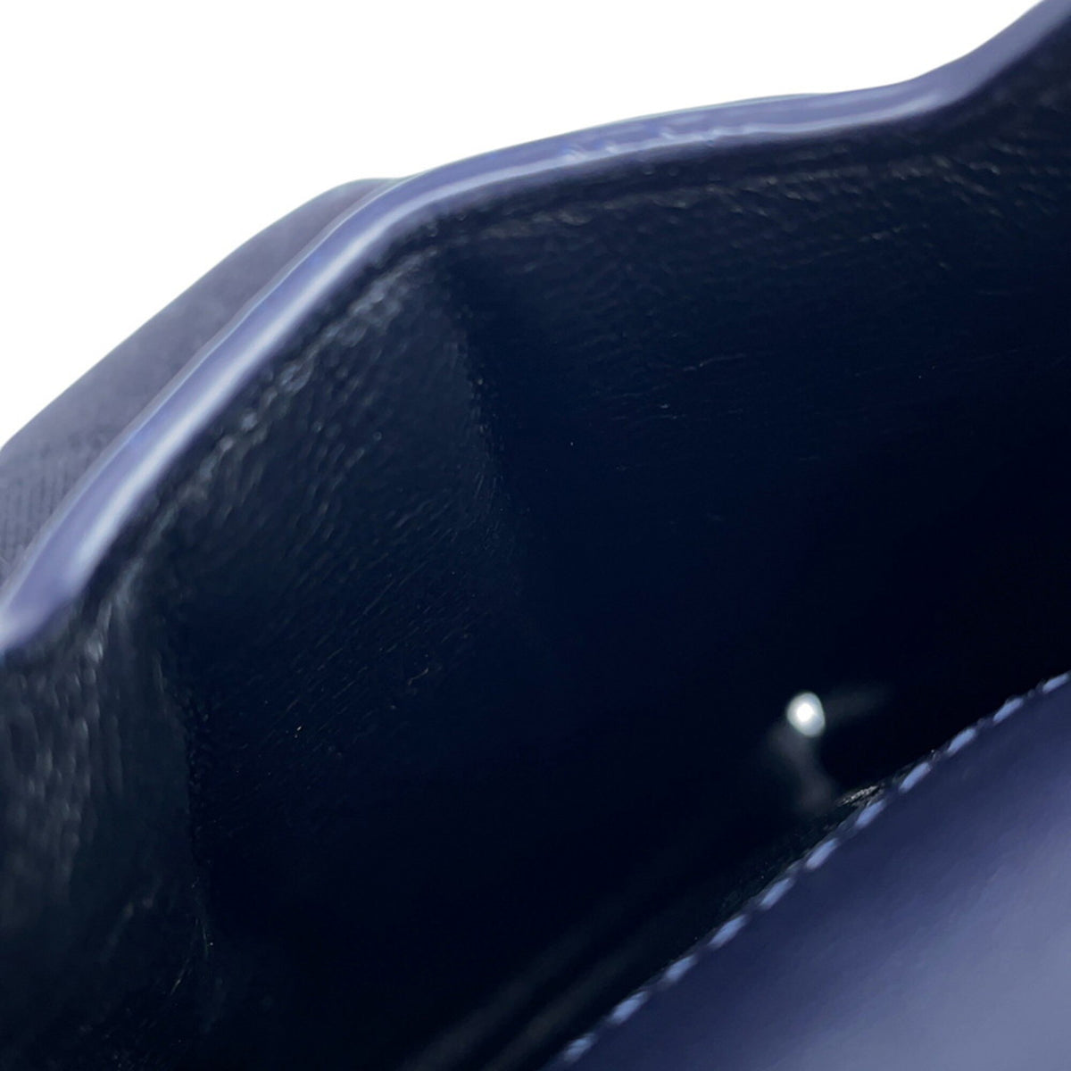 Yves Saint Laurent Navy Patent Leather Shoulder Bag (Pre-Owned)
