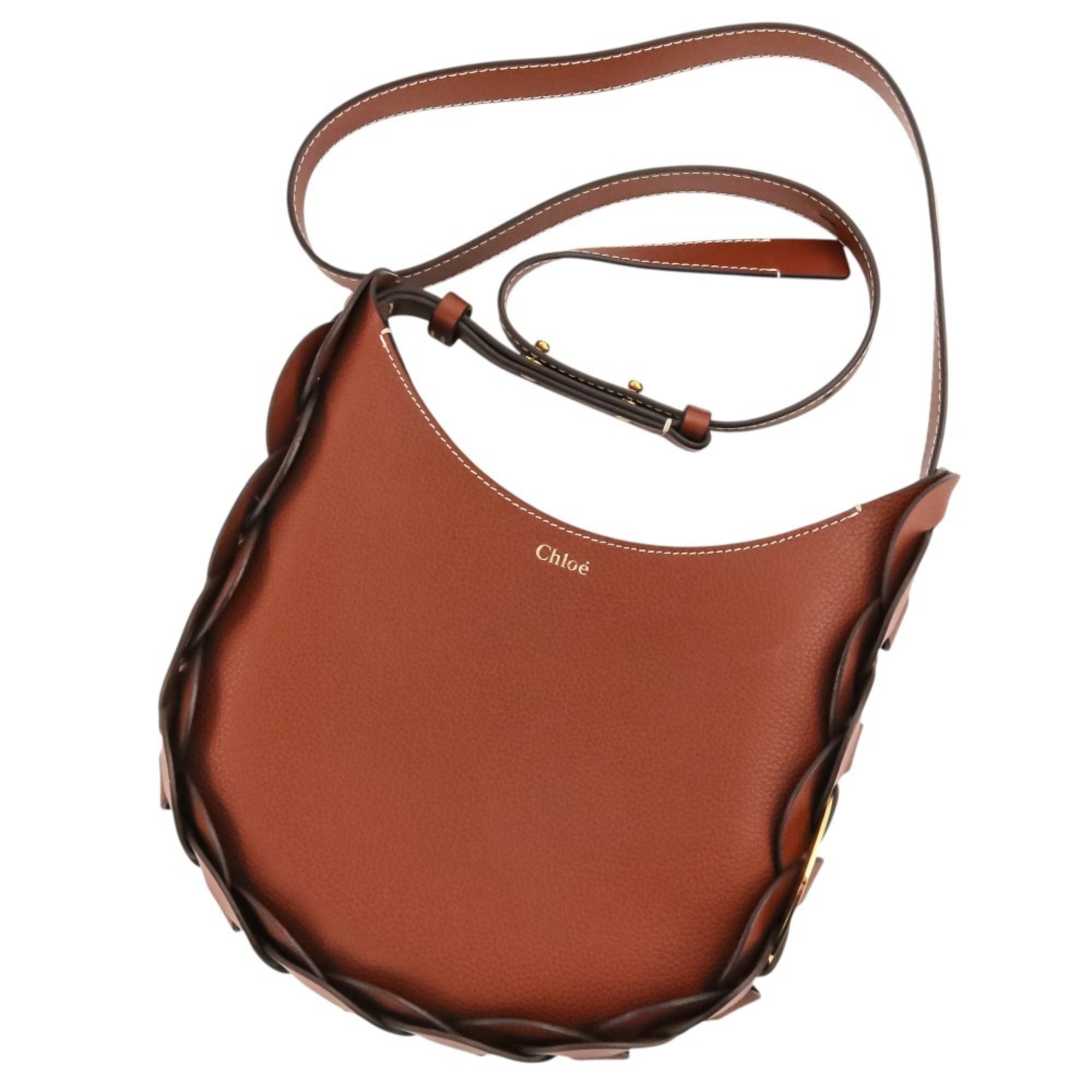 Chloé Brown Leather Handbag Shoulder Bag (Pre-Owned)