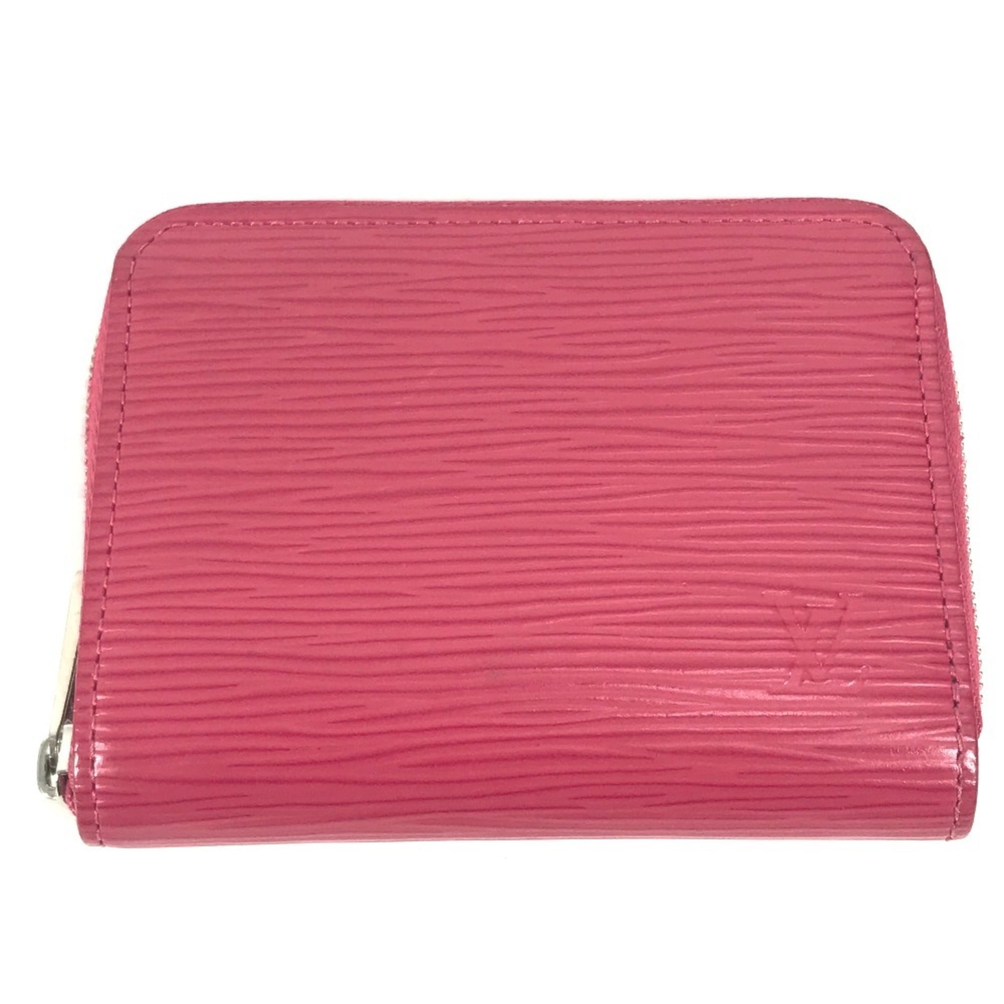 Louis Vuitton Fuchsia Pink Pink Epi Leather Coin Purse/Coin Case (Pre-Owned)