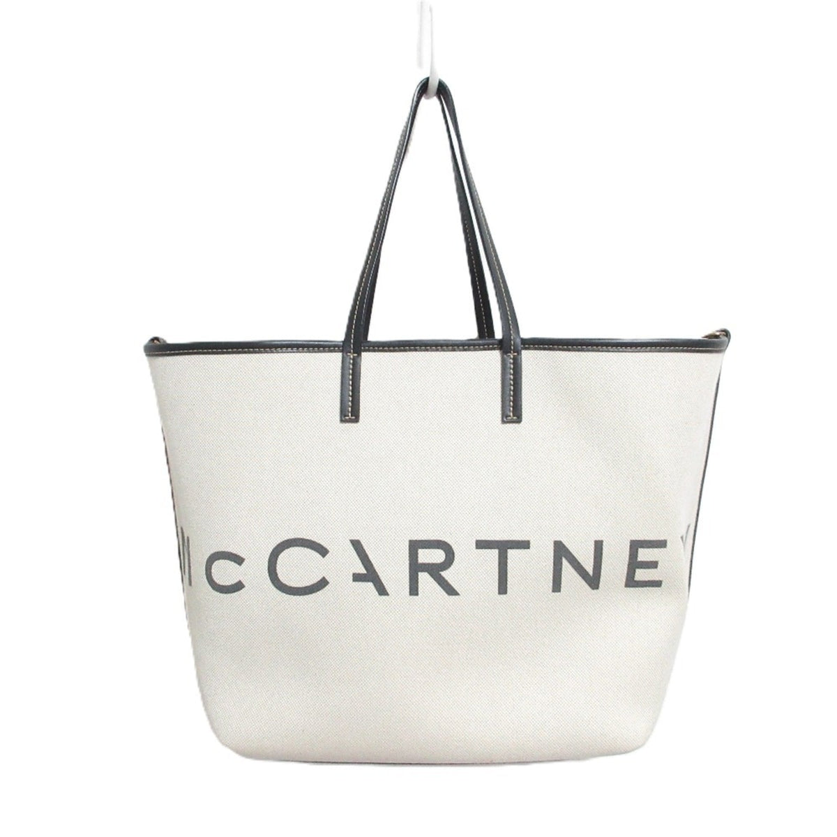 Stella Mccartney Beige Black Tote Bag (Pre-Owned)