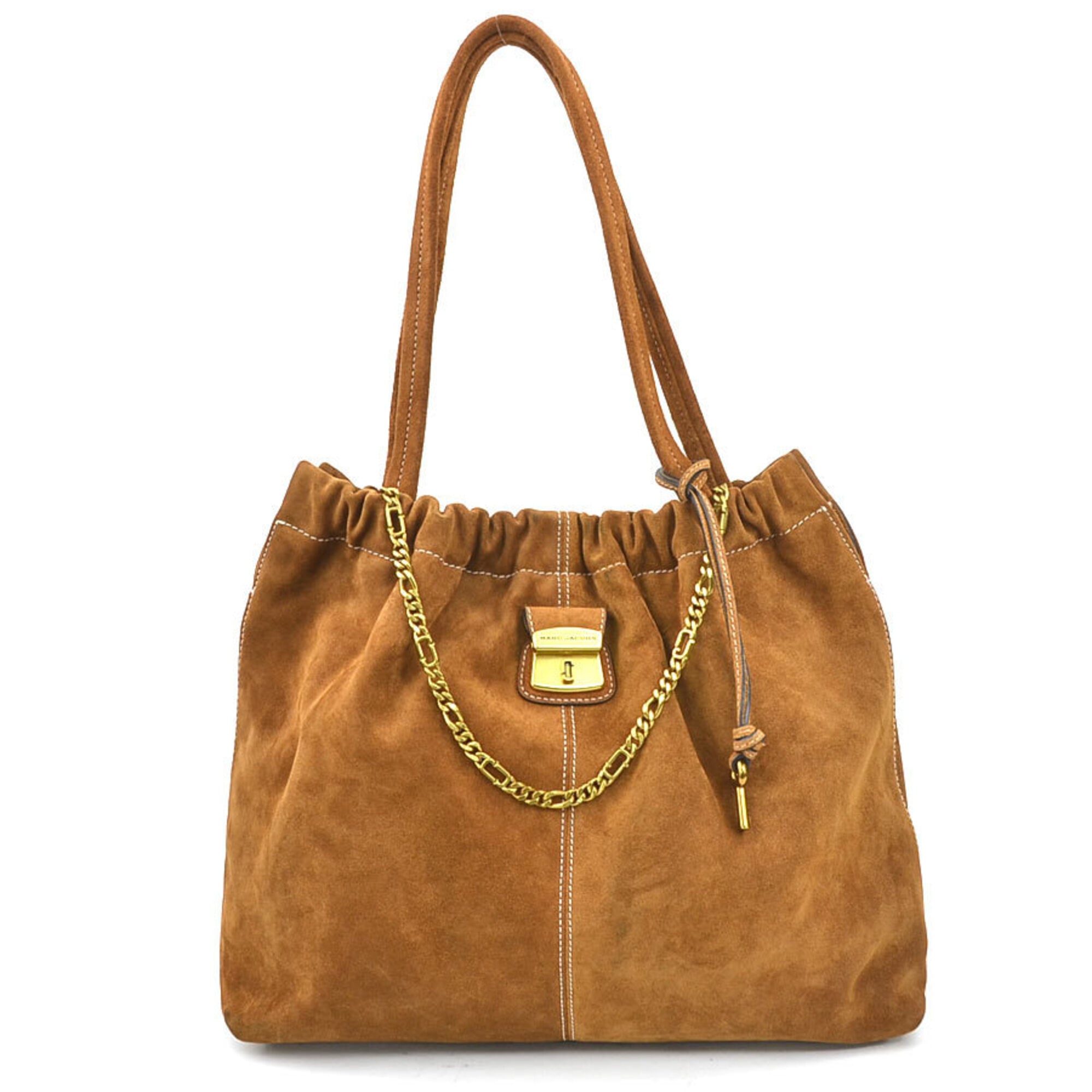 Marc Jacobs Brown Suede Handbag (Pre-Owned)