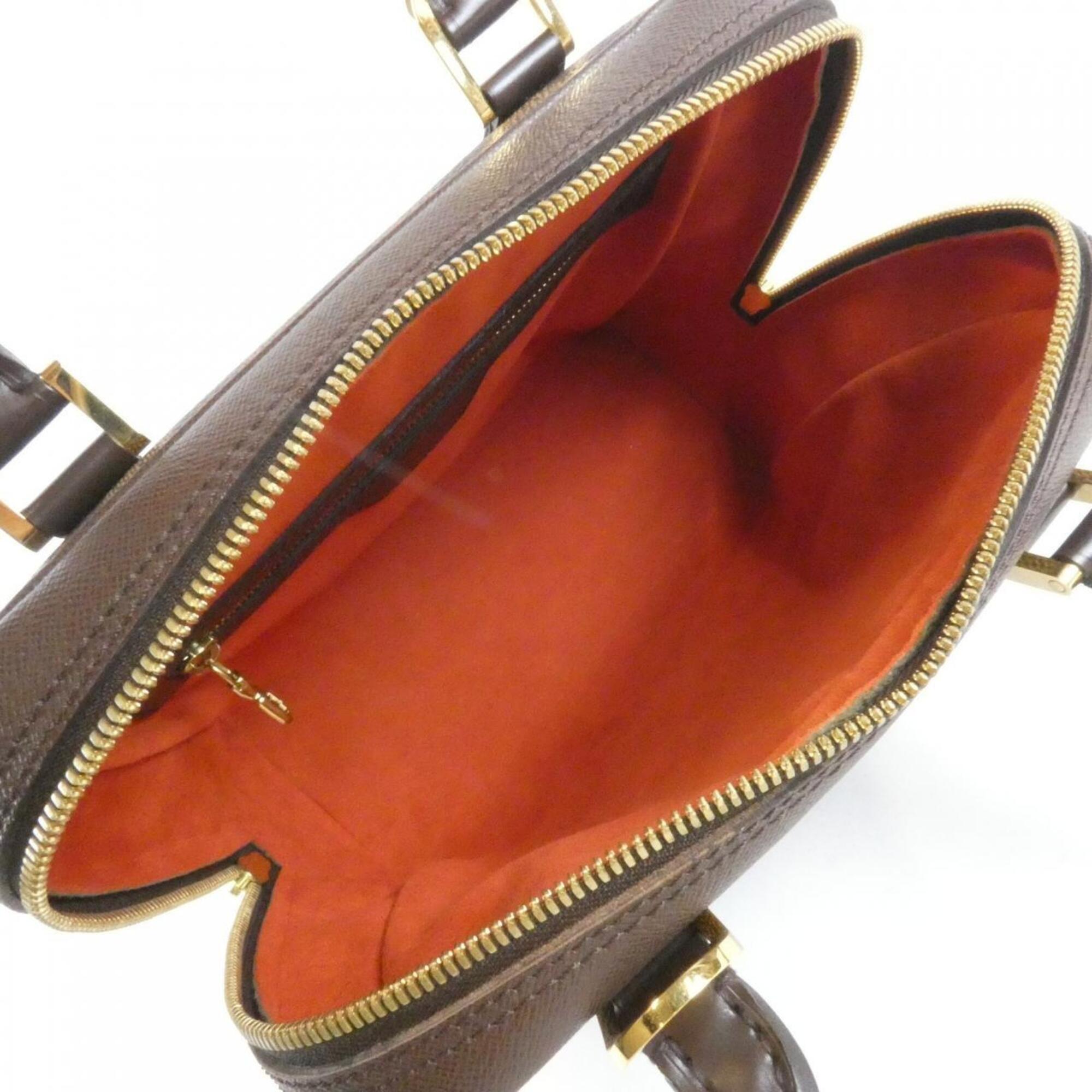 Louis Vuitton Brown Coated Canvas Handbag (Pre-Owned)