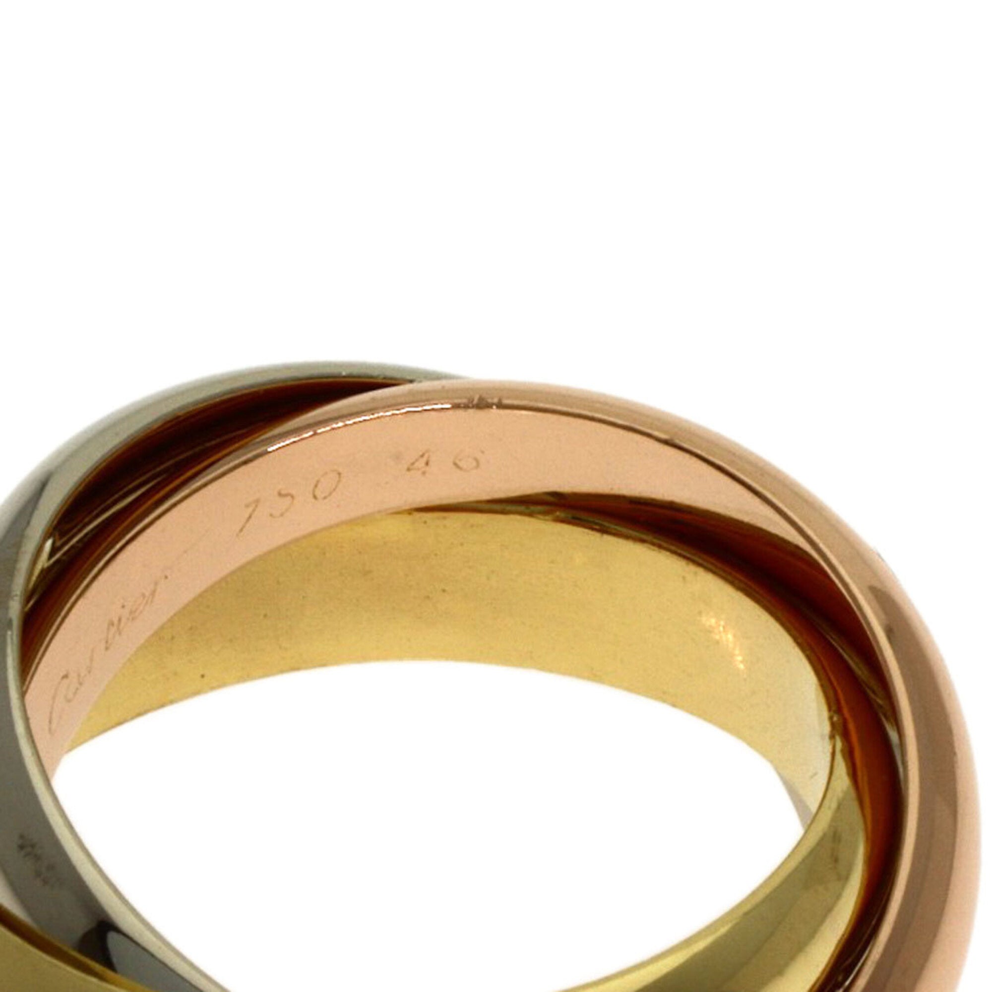 Cartier Trinity Yellow Gold (18K) Pink Gold (18K) White Gold (18K) Band Ring (Pre-Owned)
