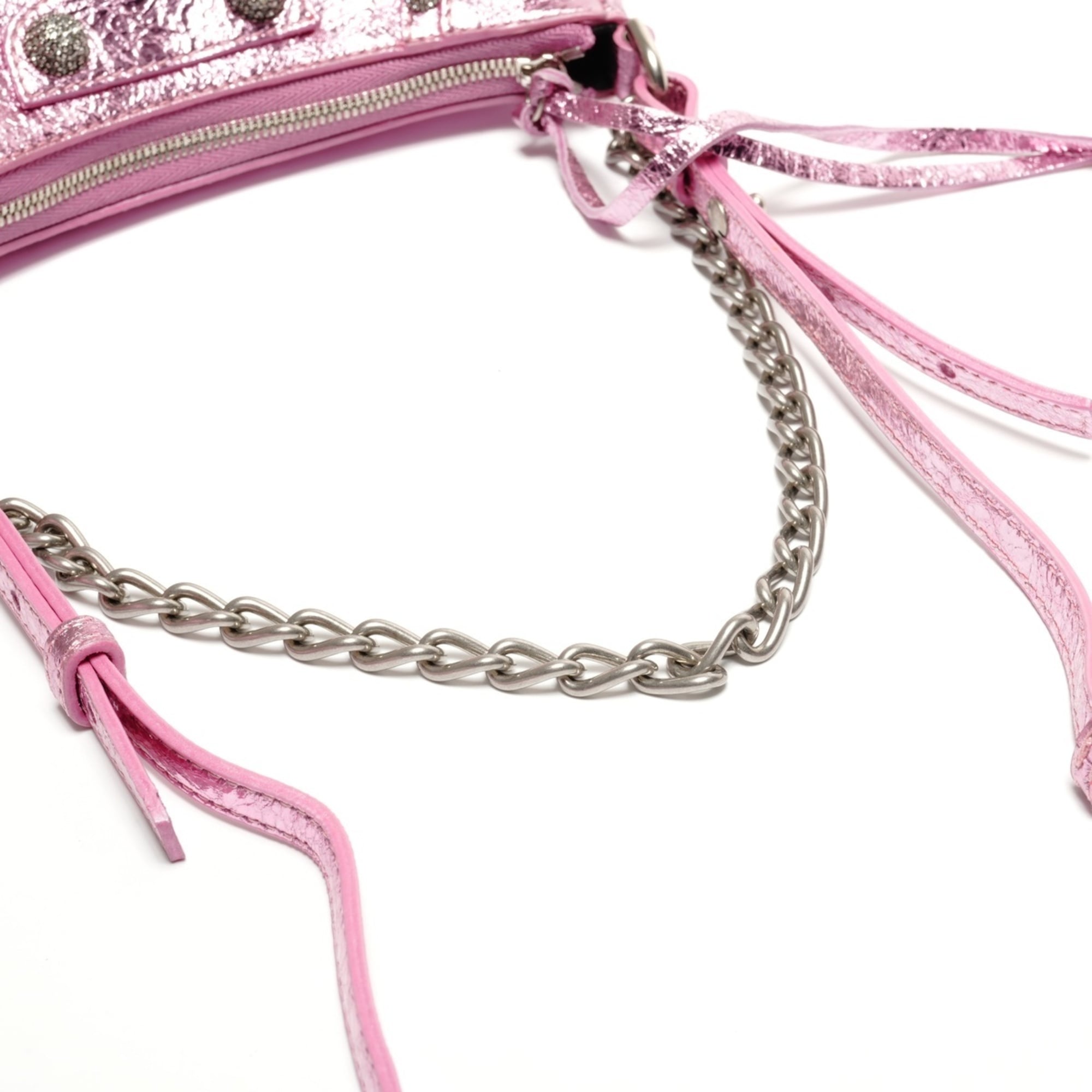 Balenciaga Metallic Pink Shoulder Bag (Pre-Owned)