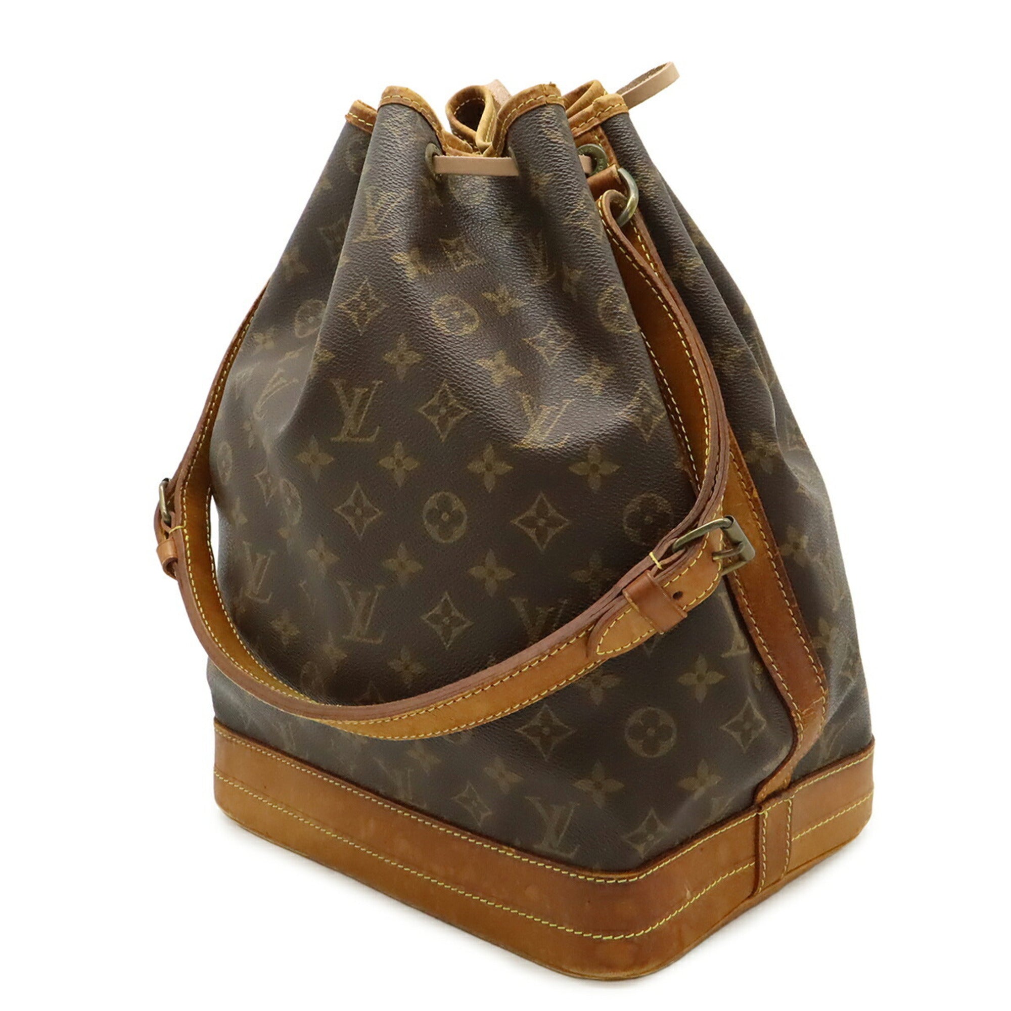 Louis Vuitton Brown Monogram Canvas Pvc Coated Canvas Shoulder Bag (Pre-Owned)