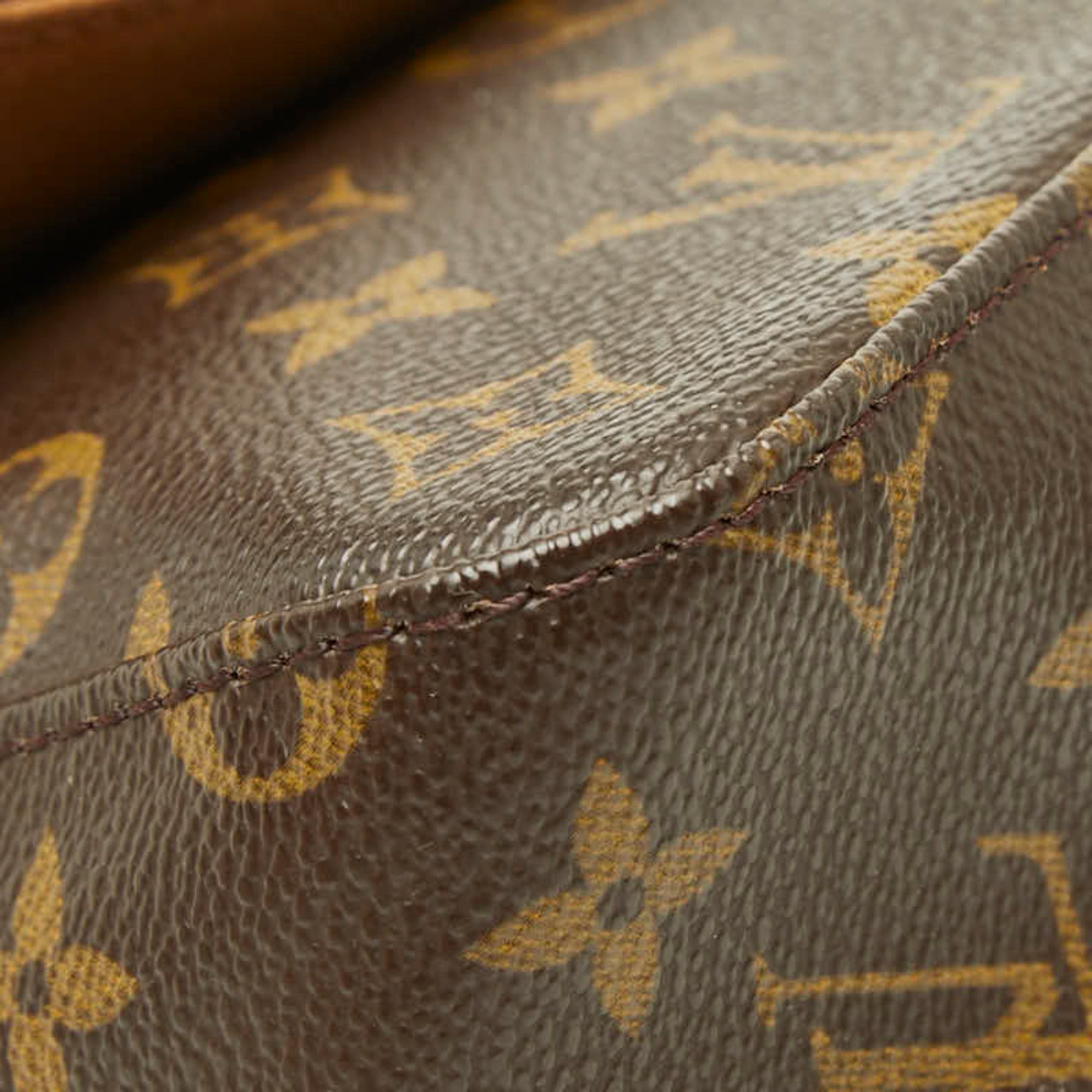 Louis Vuitton Brown Pvc Leather Handbag Shoulder Bag (Pre-Owned)