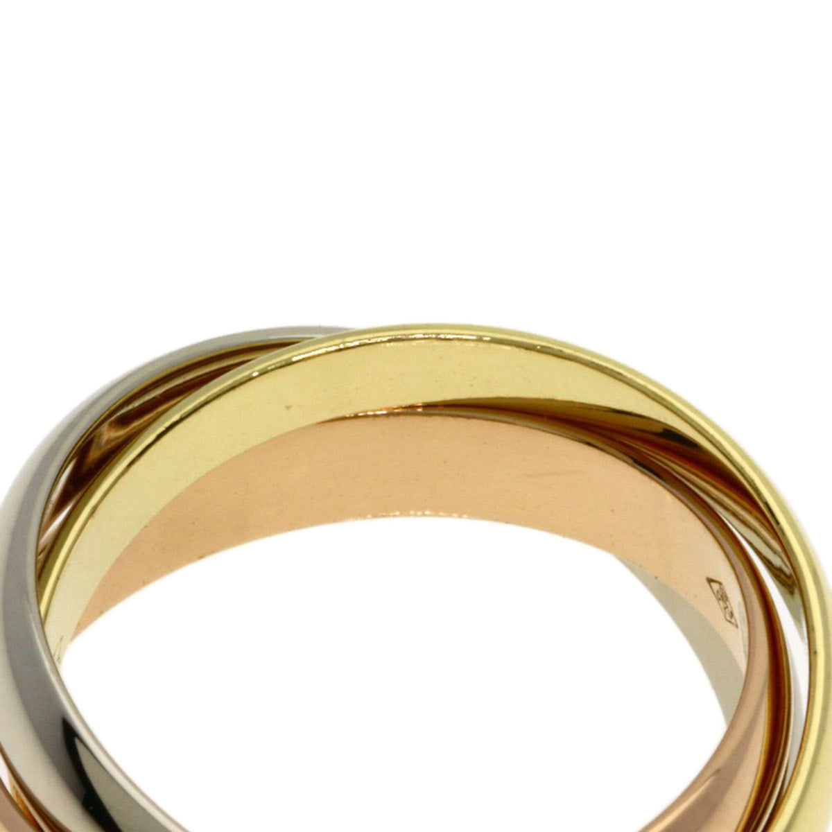 Cartier Trinity Yellow Gold (18K) Pink Gold (18K) White Gold (18K) Band Ring (Pre-Owned)