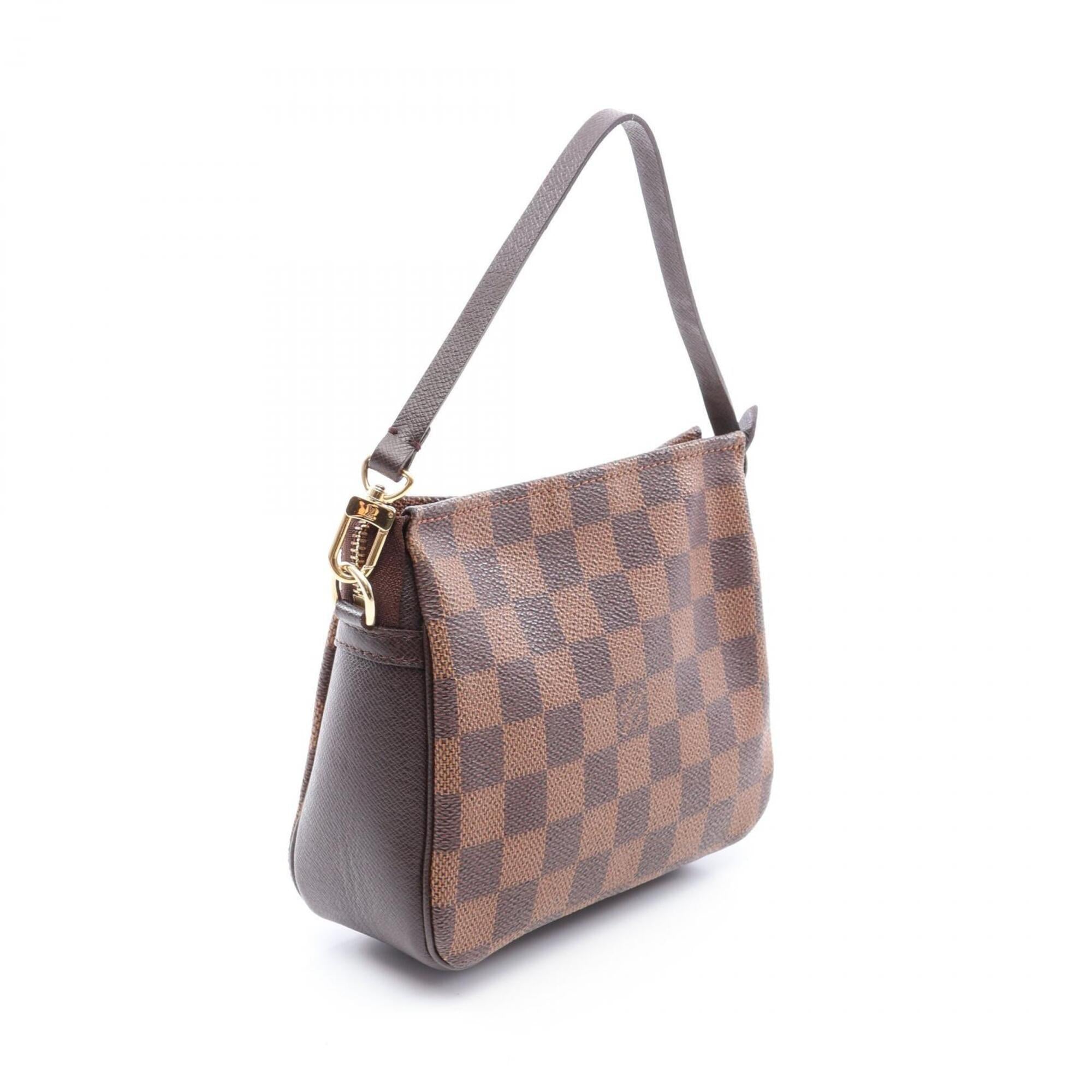 Louis Vuitton Brown Ebene Coated Canvas Pvc Damier Canvas Leather Handbag (Pre-Owned)