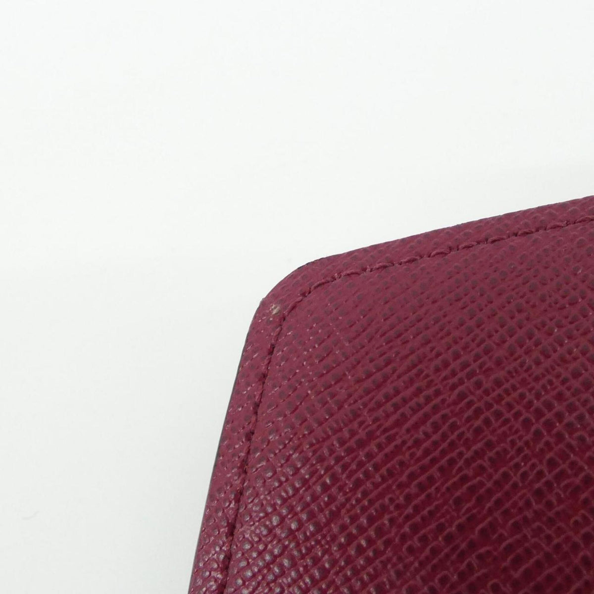 Louis Vuitton Monogram Fuchsia Marron Coated Canvas Long Wallet (Bi-Fold) (Pre-Owned)