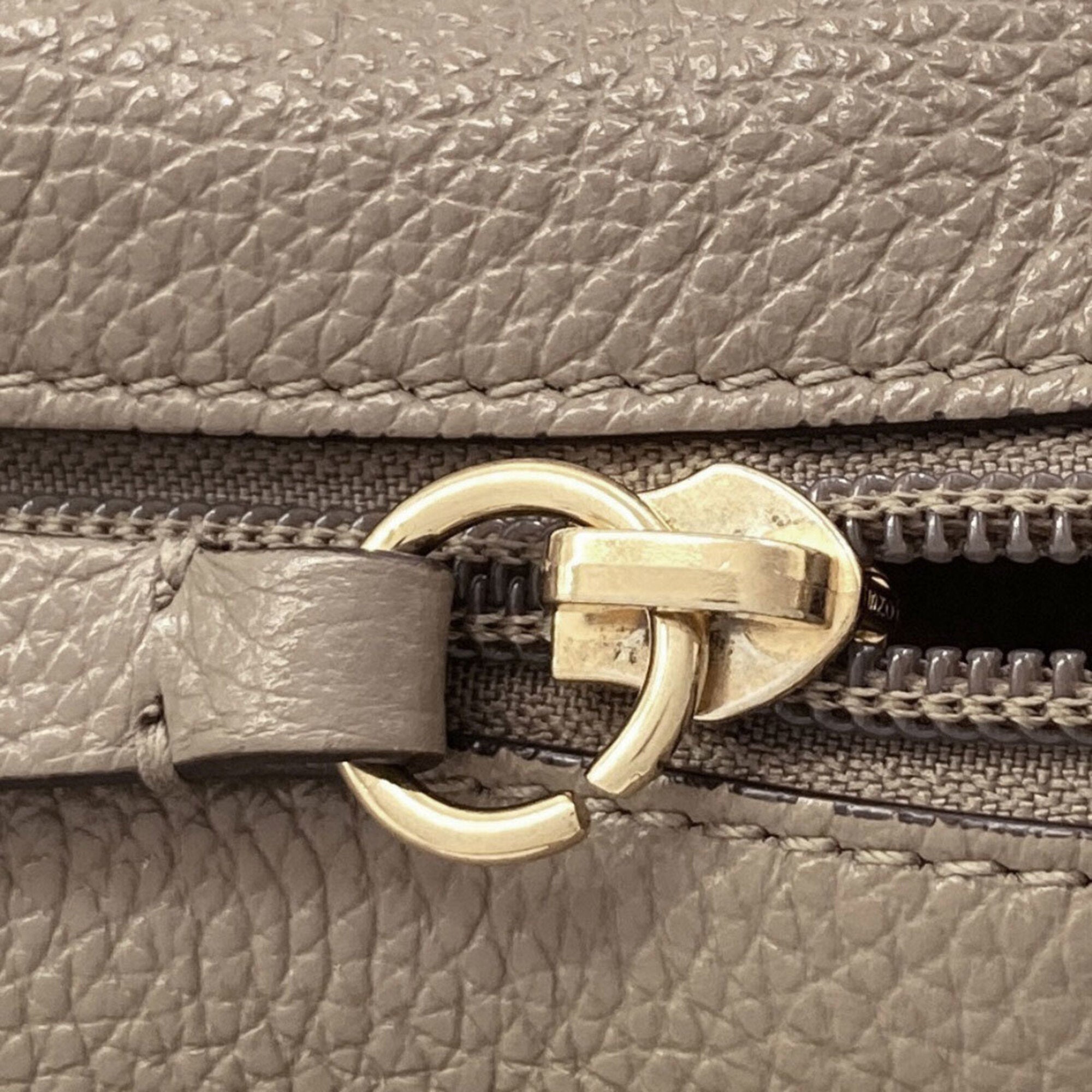 Jimmy Choo Grayish Leather Handbag (Pre-Owned)