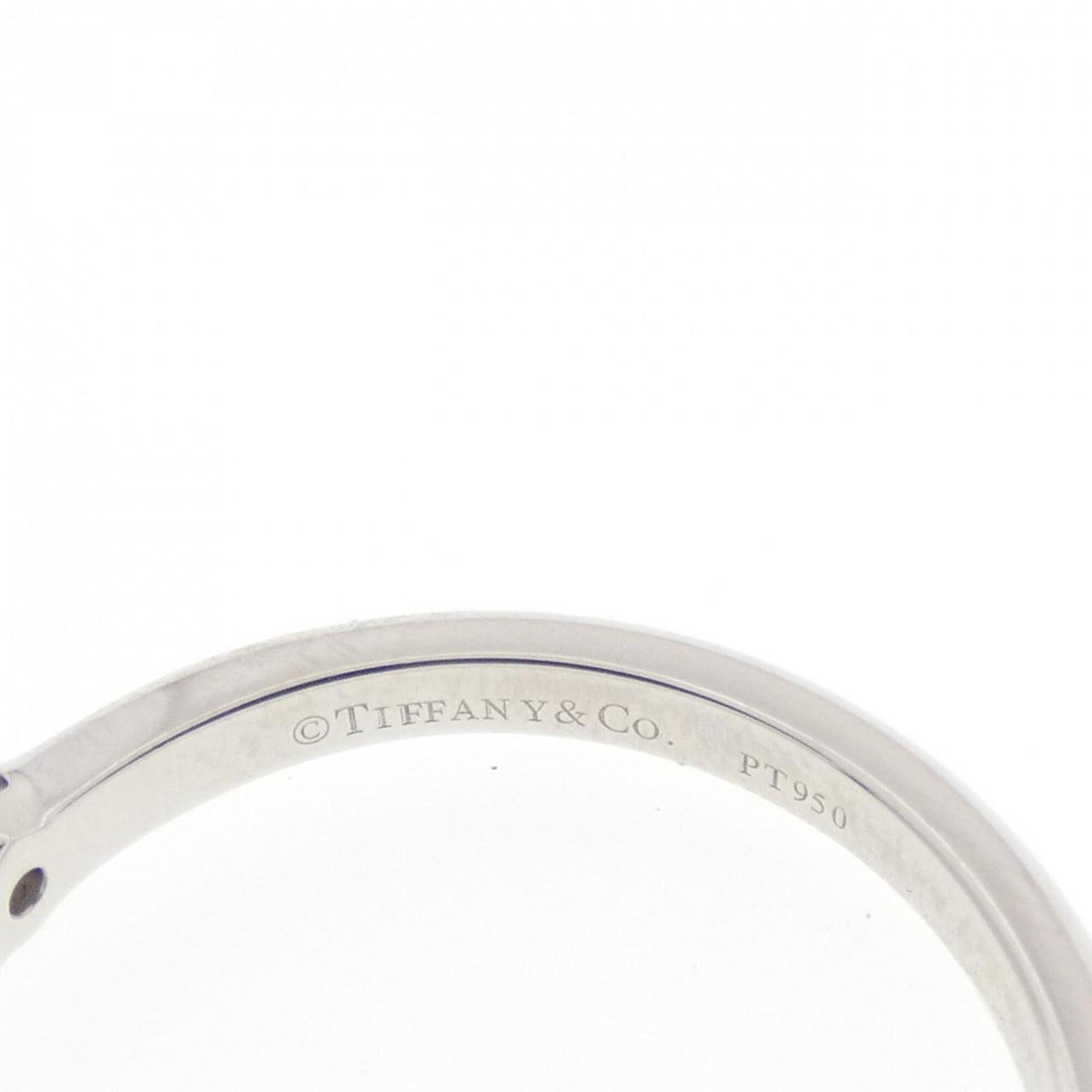 Tiffany Platinum 950 Band Ring (Pre-Owned)