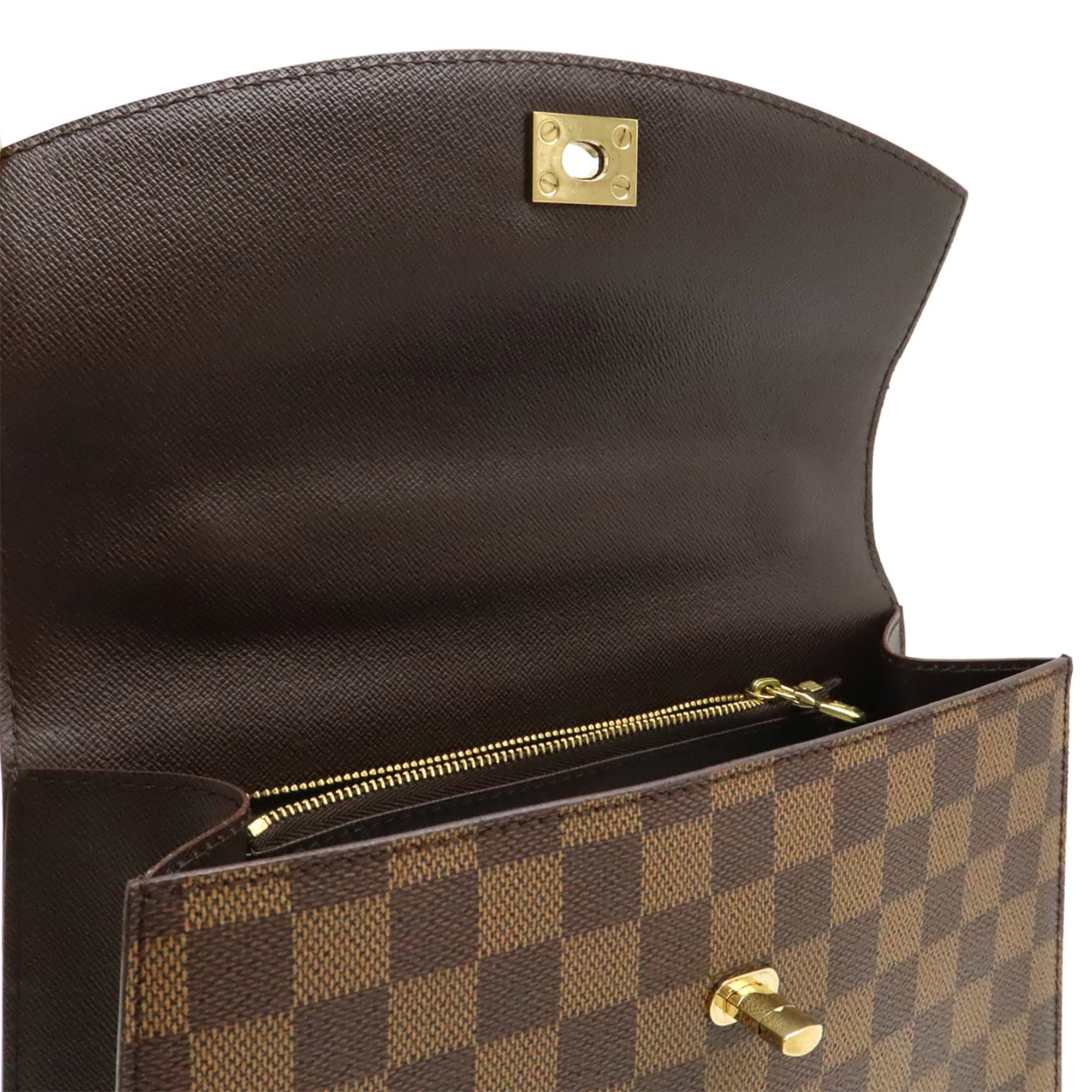 Louis Vuitton Brown Pvc Coated Canvas Damier Canvas Handbag (Pre-Owned)