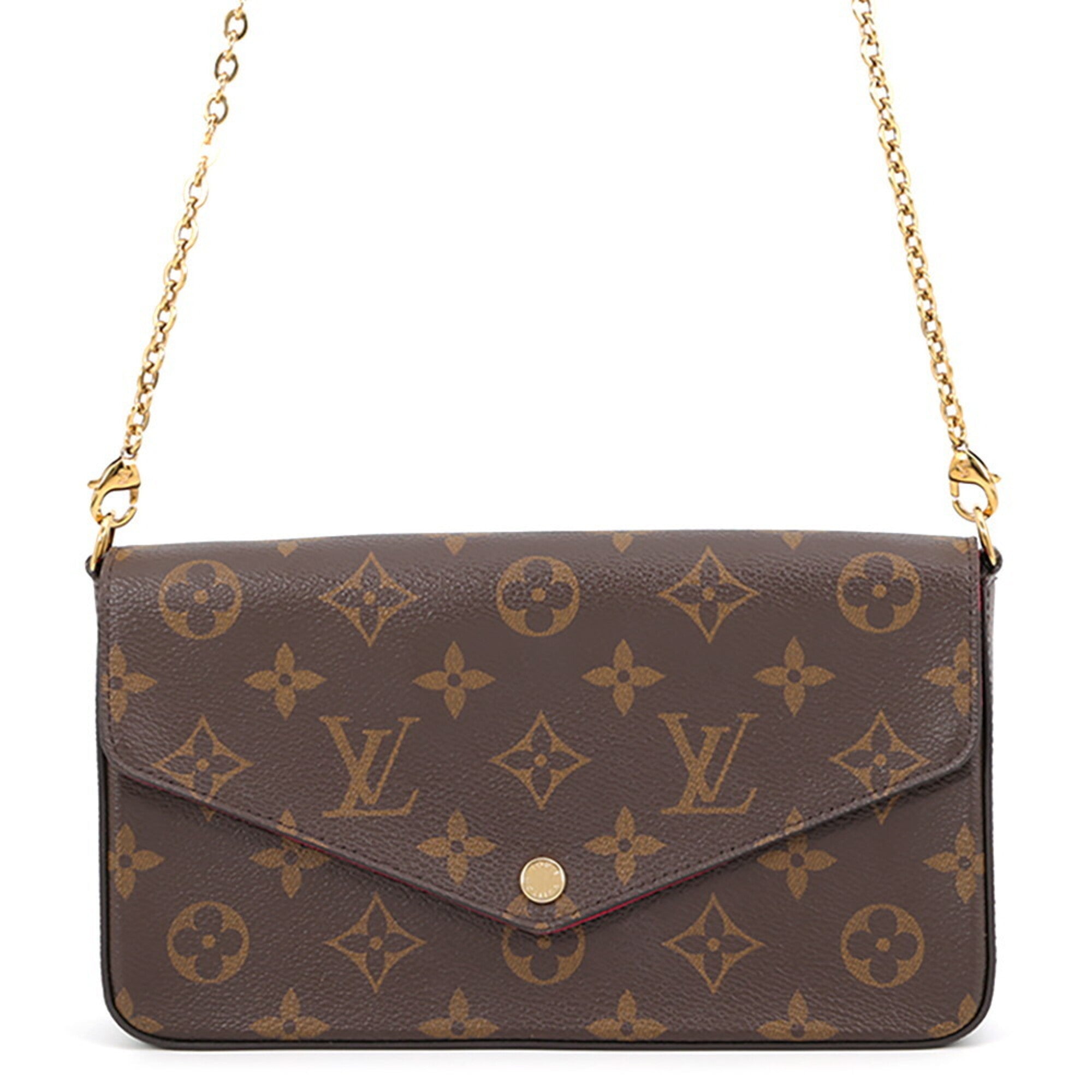 Louis Vuitton Monogram Fuchsia Monogram Pochette Shoulder Bag (Pre-Owned)