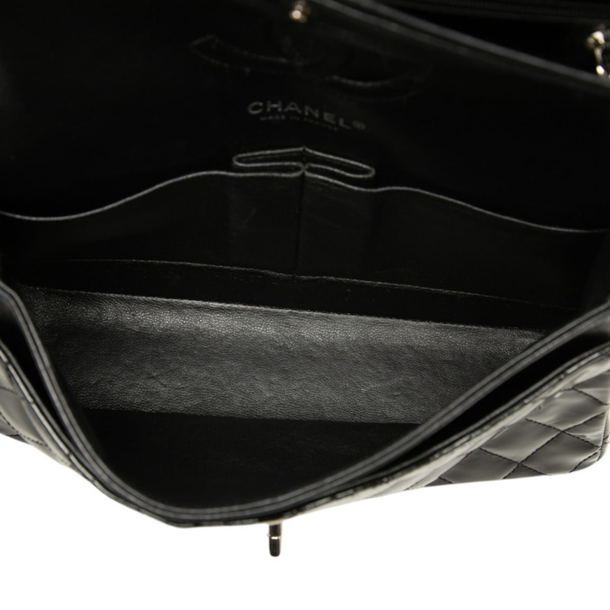 Chanel Black Patent Leather Shoulder Bag (Pre-Owned)
