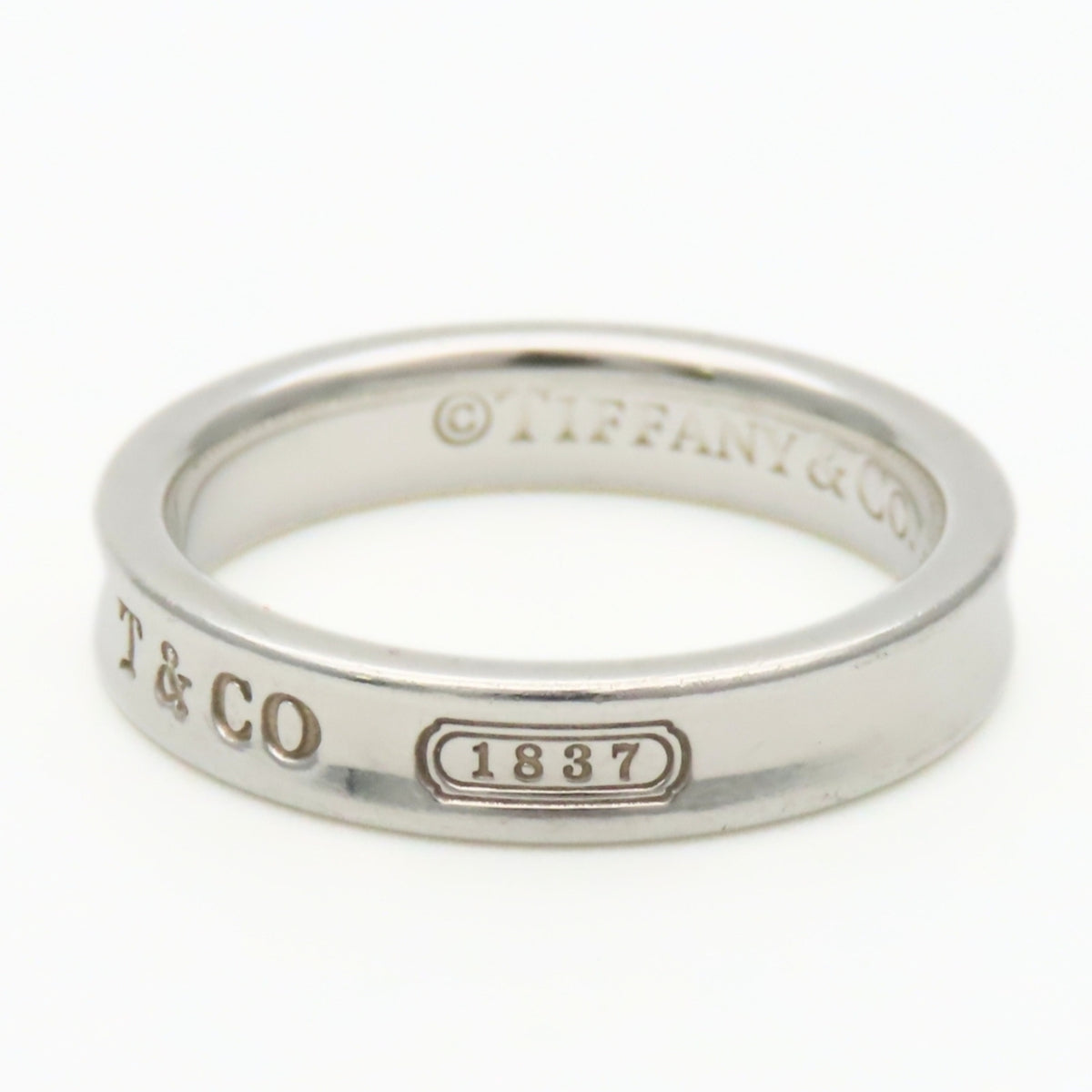 Tiffany Silver Silver 925 Band Ring (Pre-Owned)
