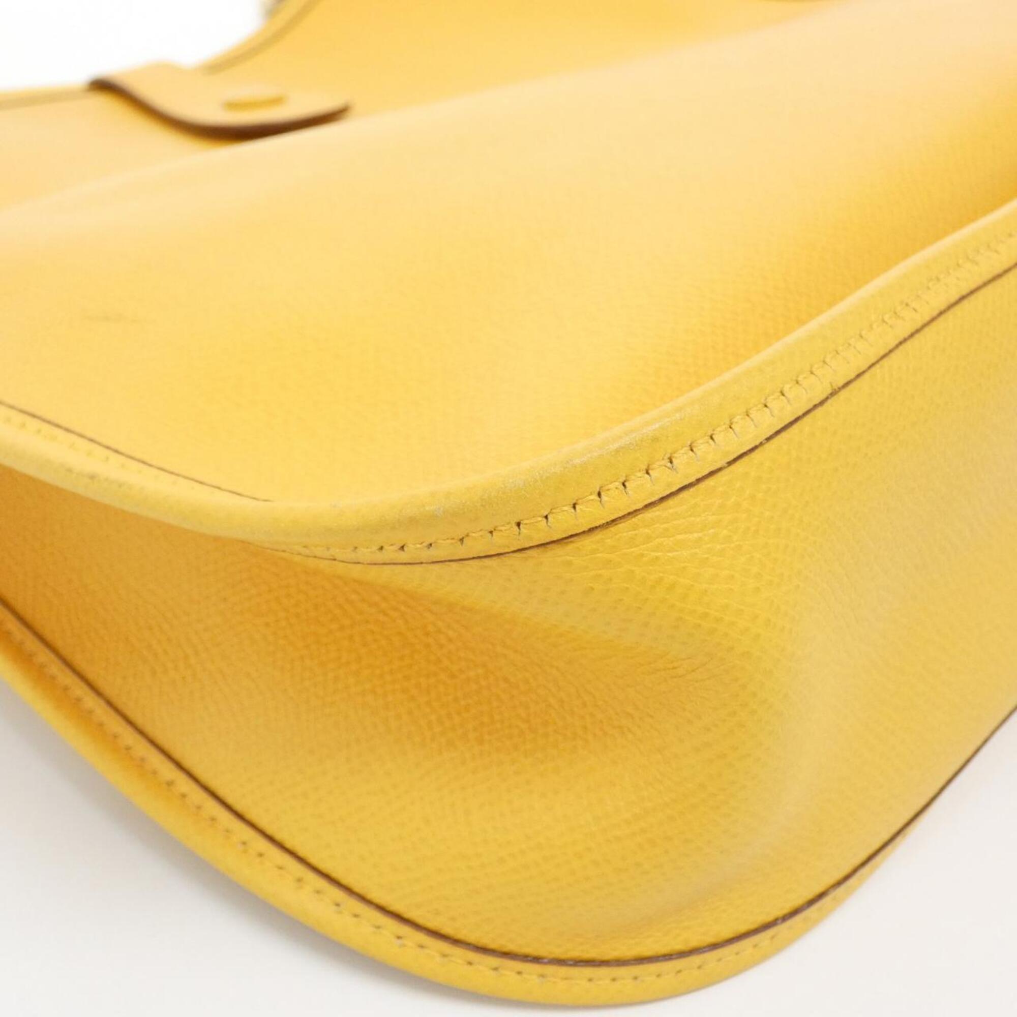 Hermes Jaune Courchevel Leather Shoulder Bag (Pre-Owned)