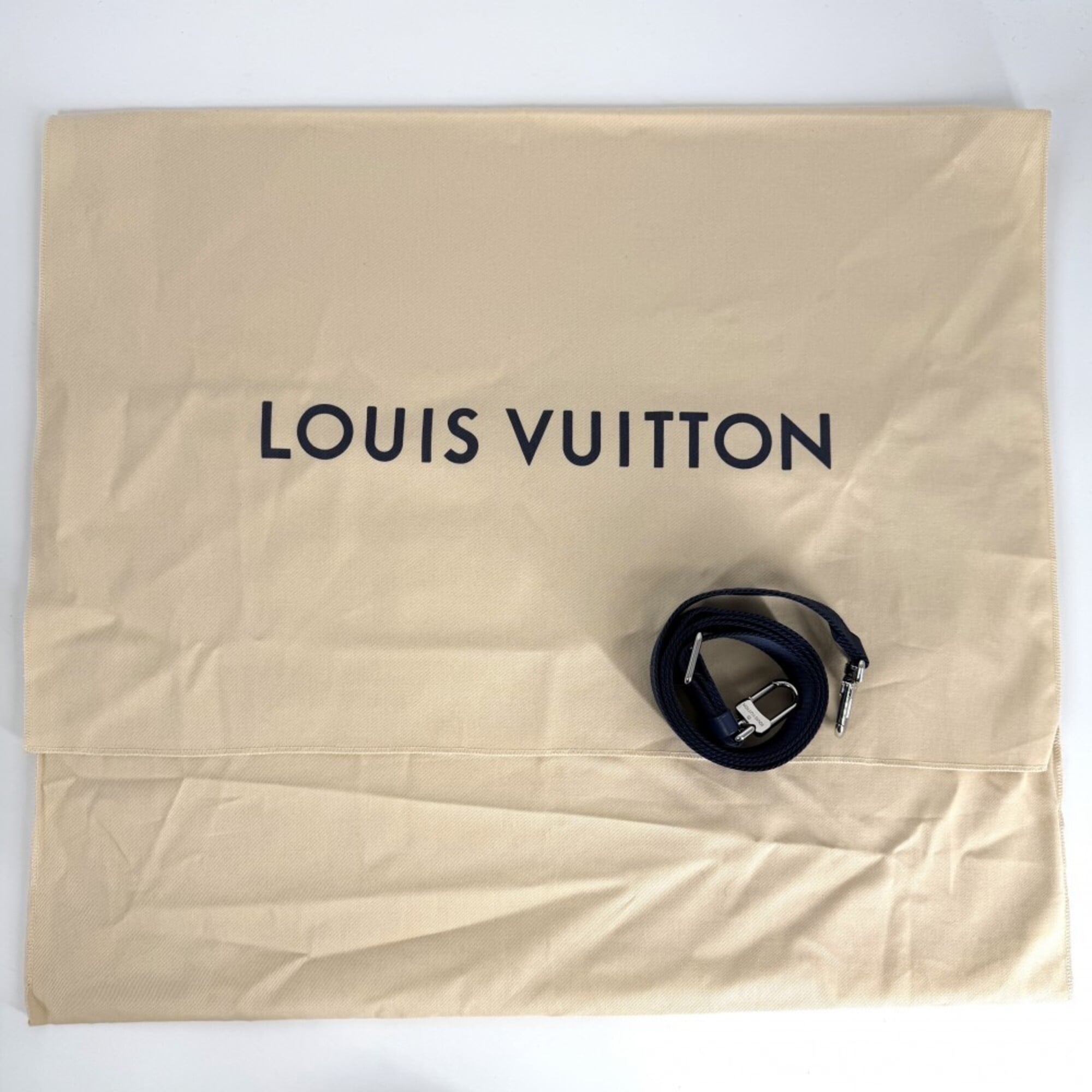 Louis Vuitton Blue Monogram White Monogram Handbag Shoulder Bag (Pre-Owned)