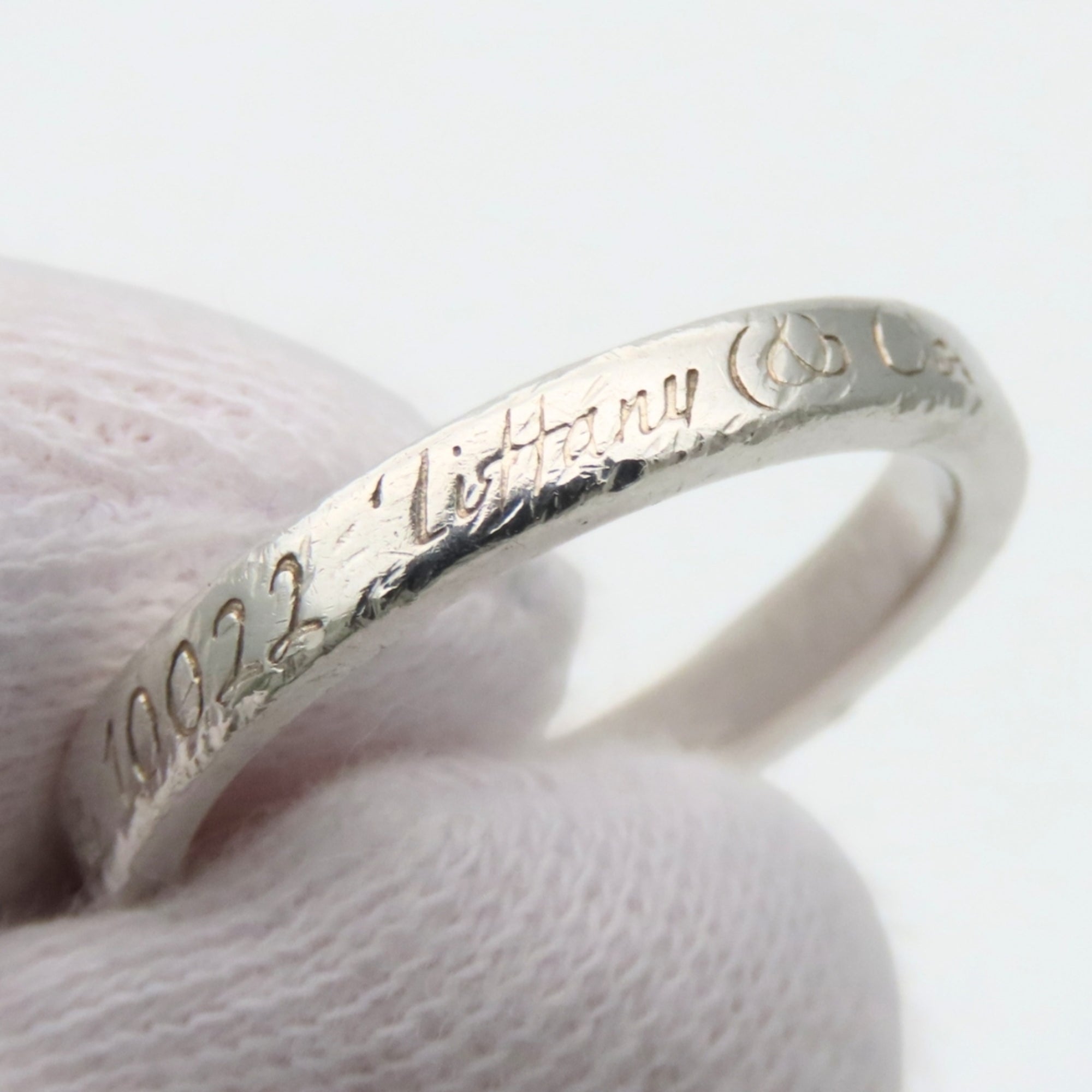 Tiffany Silver Silver 925 Band Ring (Pre-Owned)