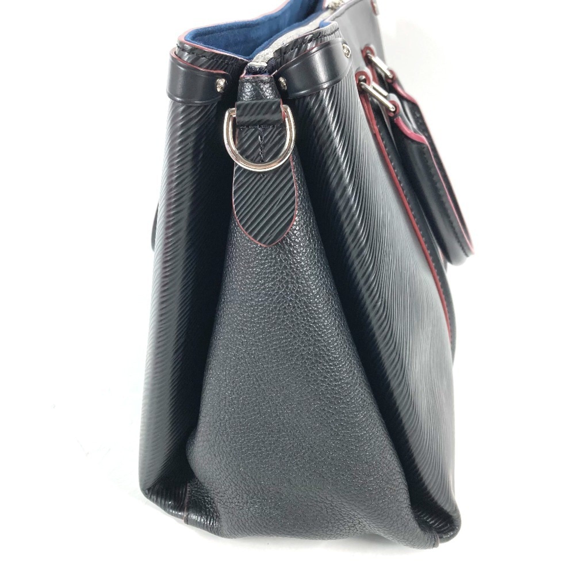 Louis Vuitton Bicolor Black Noir Pink Epi Leather Handbag Shoulder Bag Tote Bag (Pre-Owned)