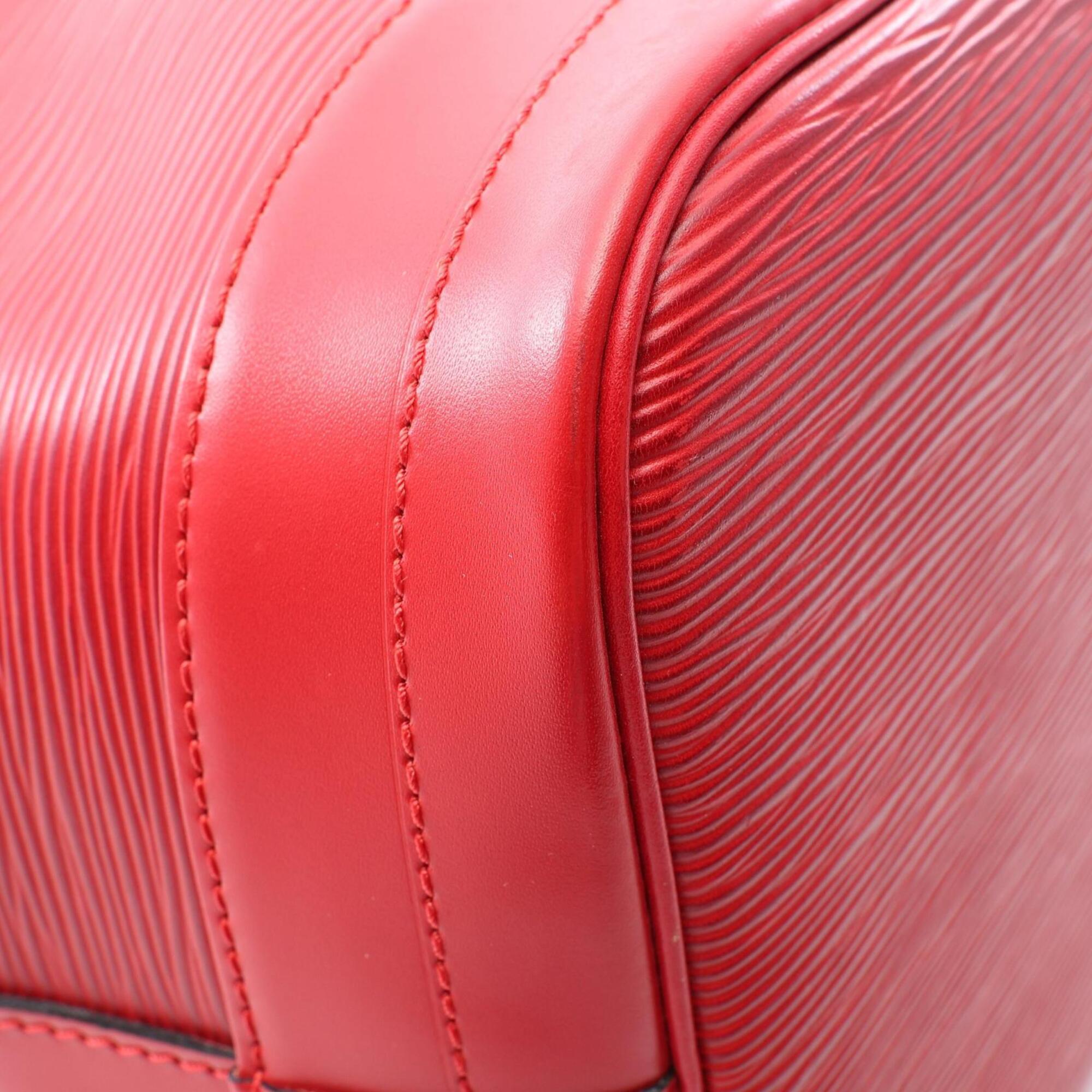 Louis Vuitton Castilian Red Red Color Epi Leather Handbag Shoulder Bag (Pre-Owned)