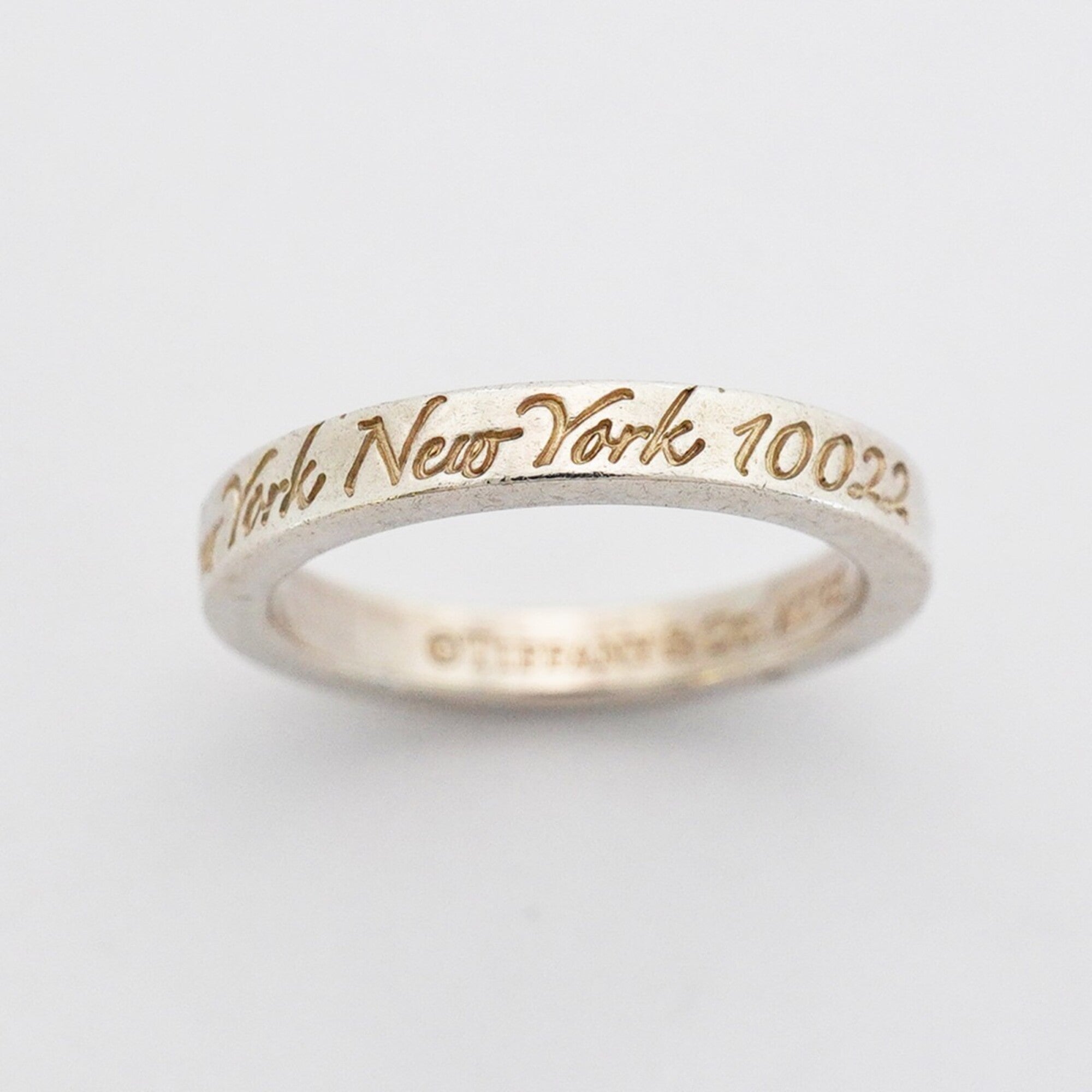 Tiffany Silver 925 Band Ring (Pre-Owned)