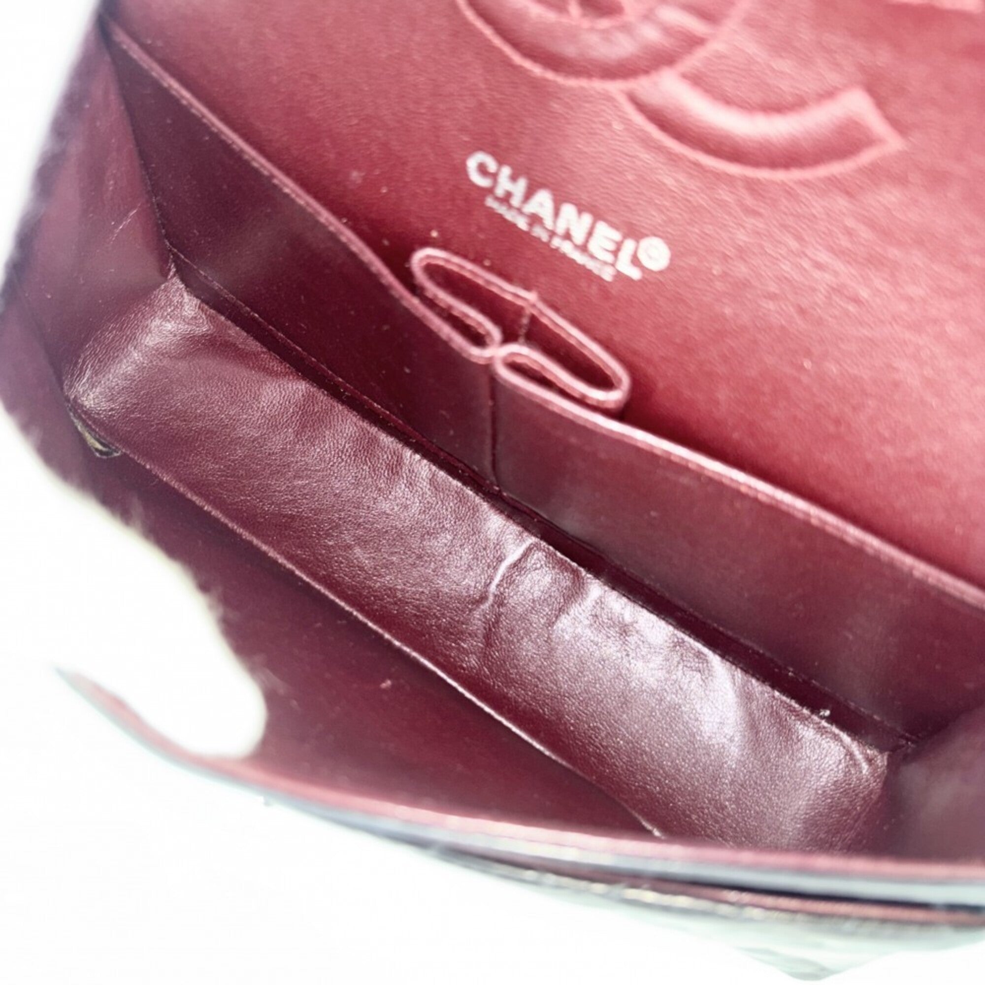 Chanel Navy Leather Shoulder Bag (Pre-Owned)
