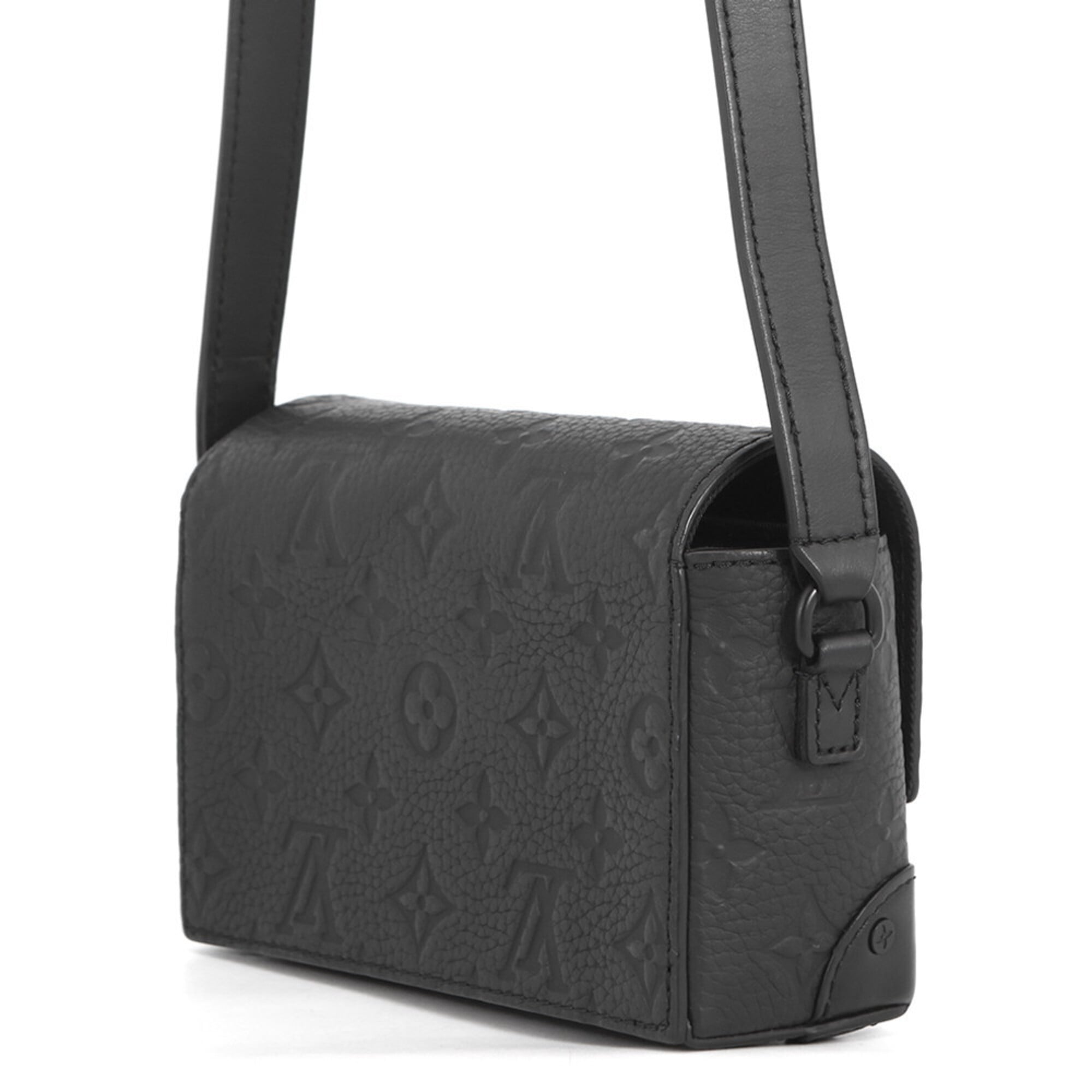 Louis Vuitton Black Noir Monogram Leather Long Wallet (Bi-Fold) (Pre-Owned)
