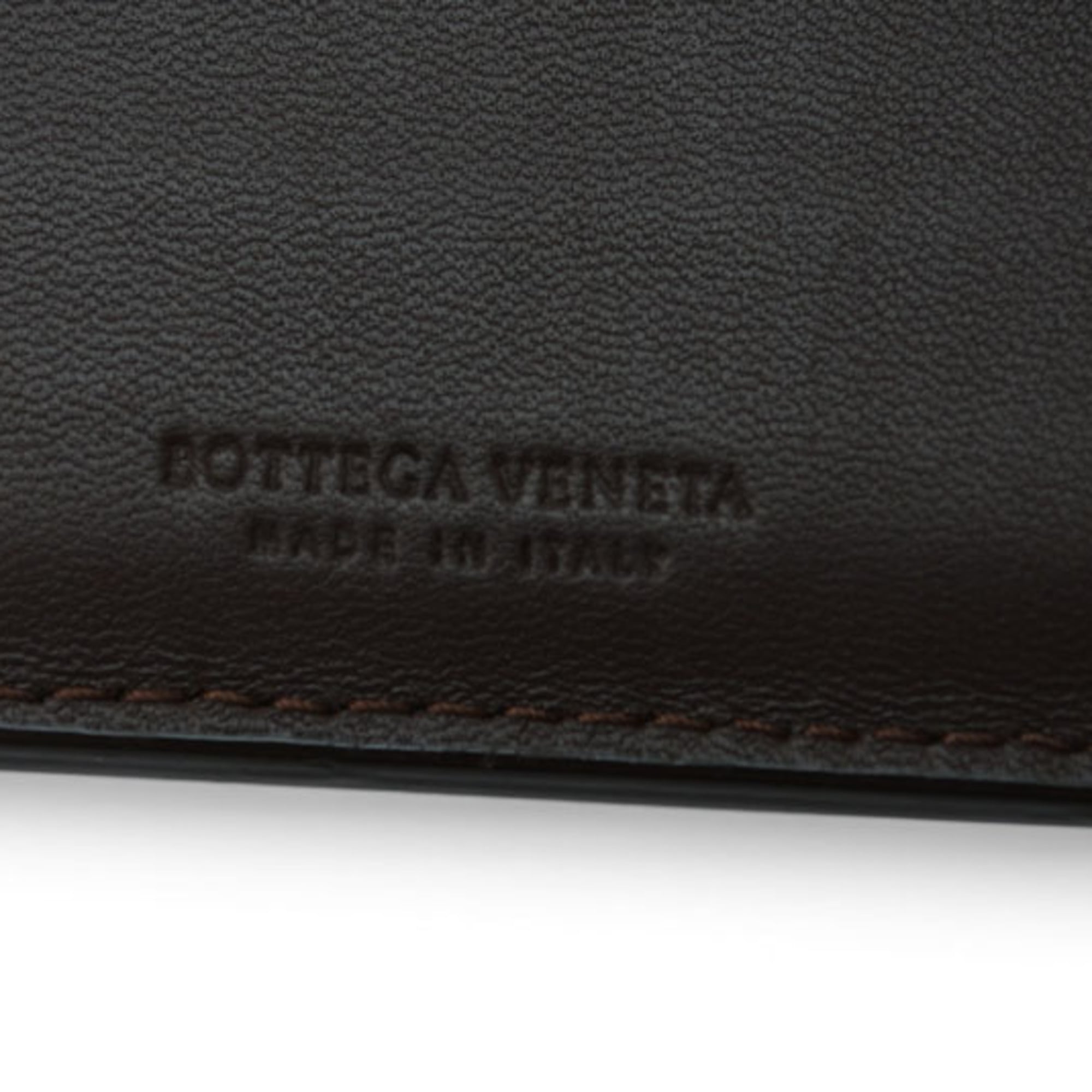 Bottega Veneta Intrecciato Dark Brown Wallet (Bi-Fold) (Pre-Owned)