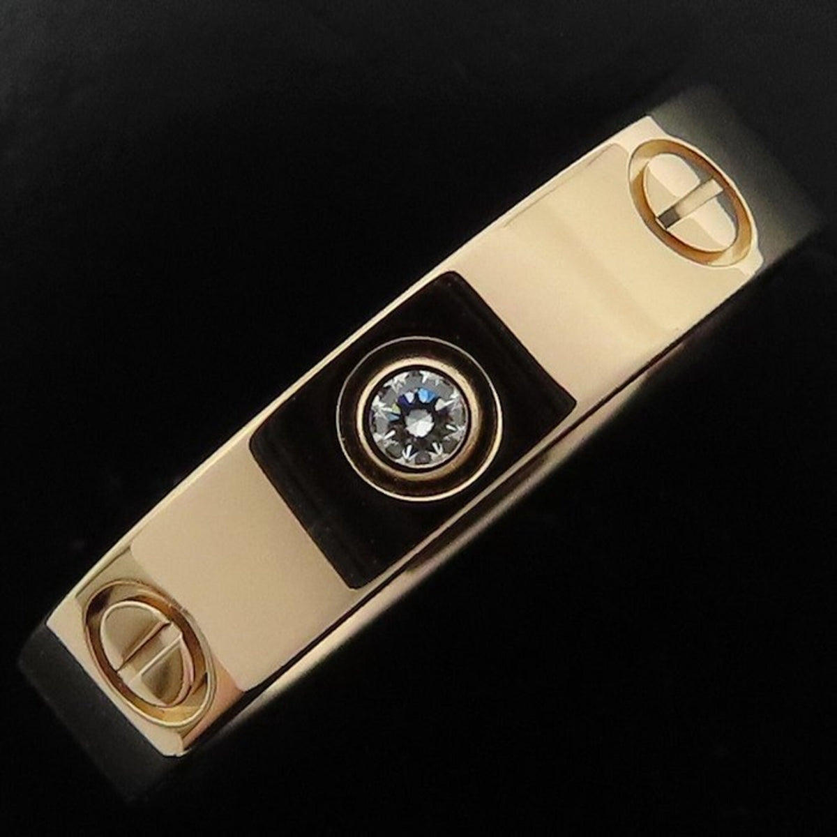 Cartier Love Pink Gold (18K) Band Ring (Pre-Owned)