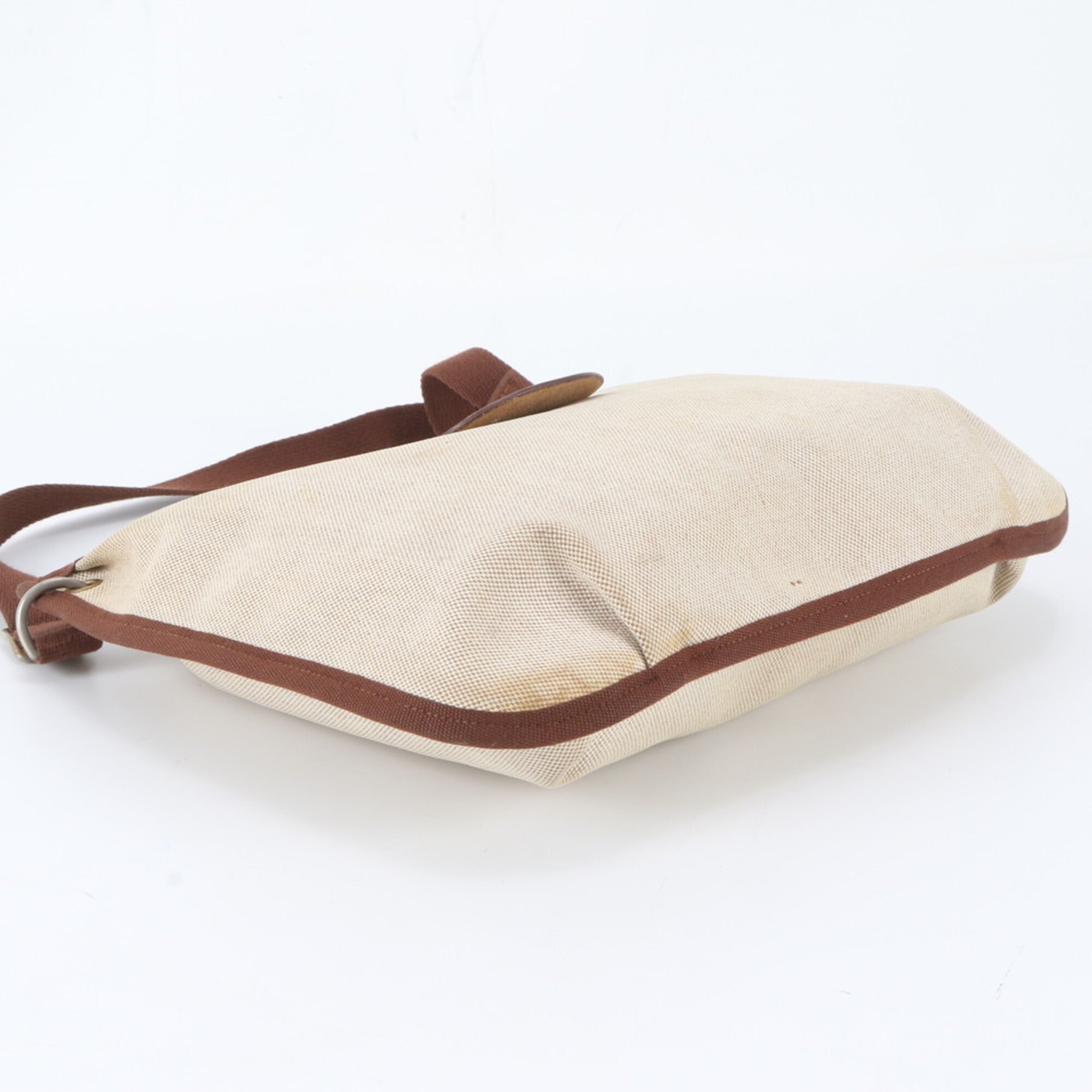 Hermes Beige Brown Leather Shoulder Bag Tote Bag (Pre-Owned)