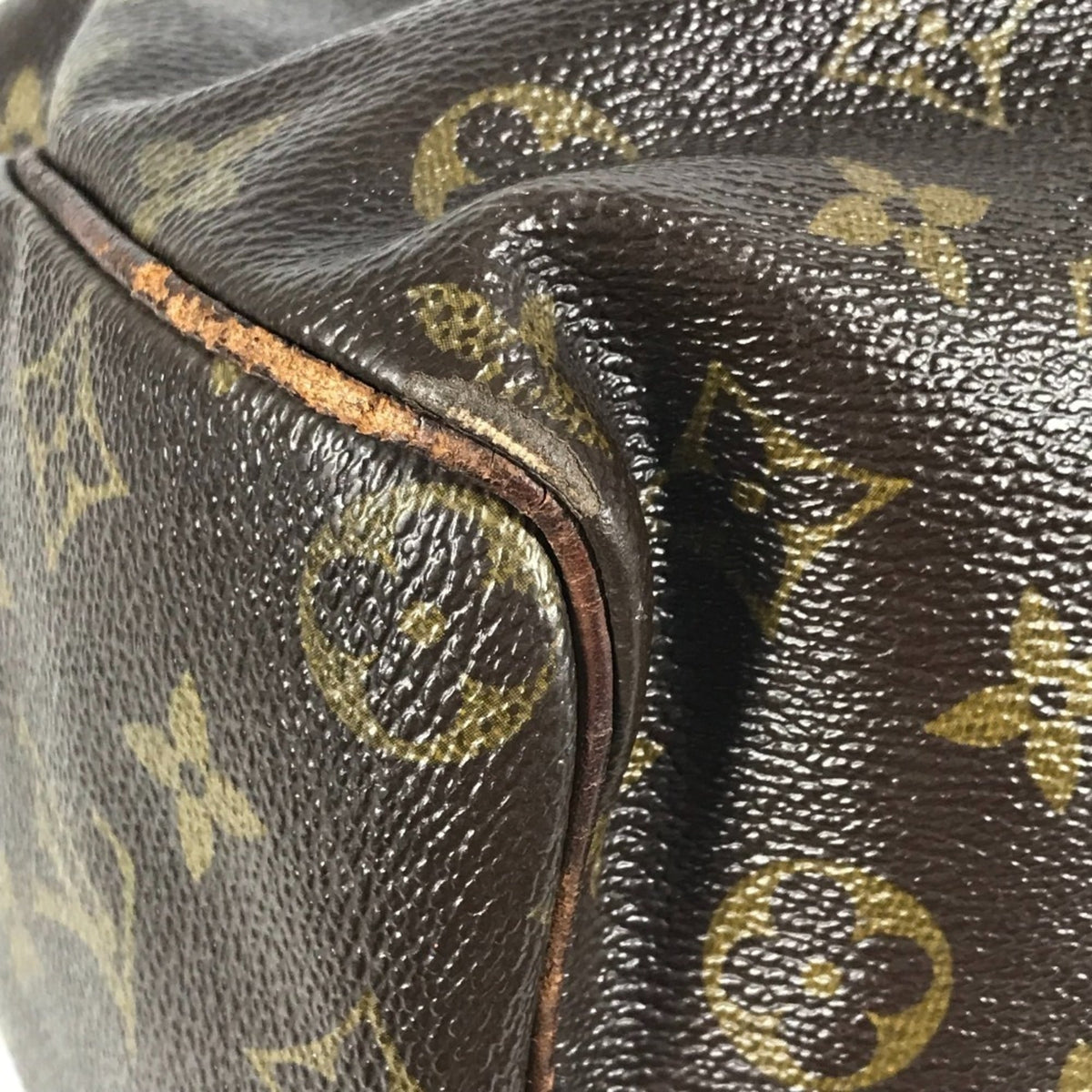 Louis Vuitton Brown Monogram Canvas Boston Bag Handbag Tote Bag (Pre-Owned)