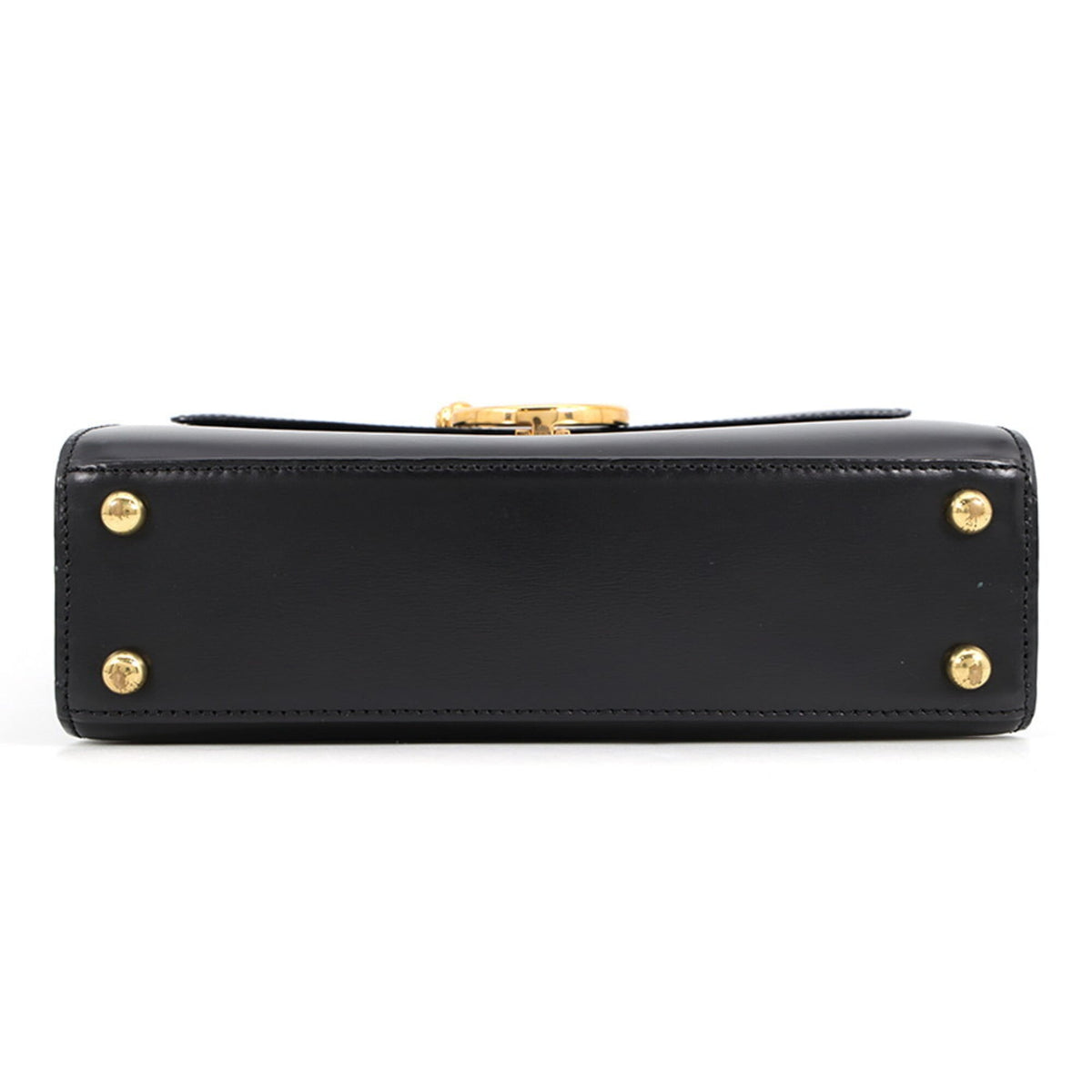 Cartier Panthère Black Leather Handbag Shoulder Bag (Pre-Owned)
