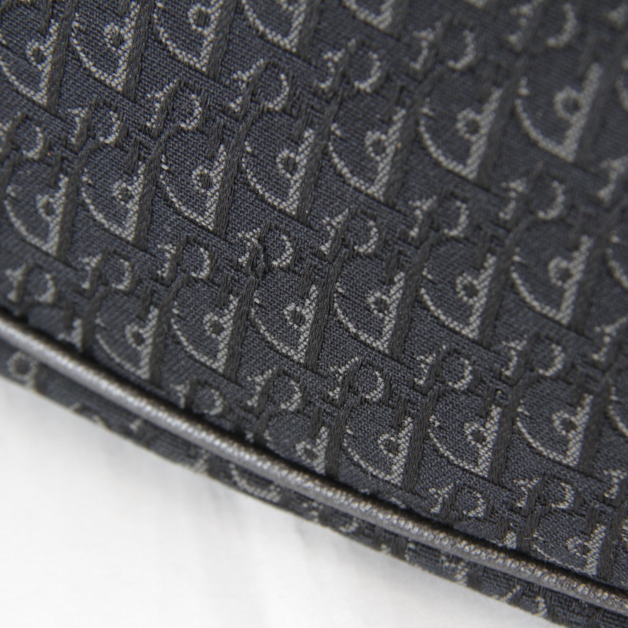 Christian Dior Trotter Black Canvas Tote Bag (Pre-Owned)