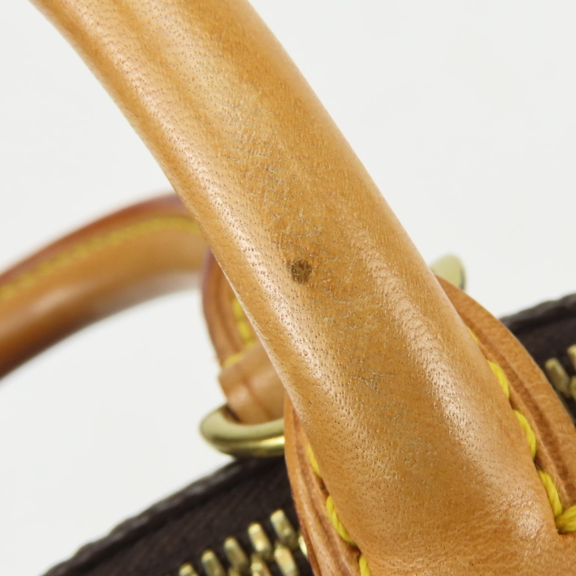 Louis Vuitton Brown Monogram Leather Handbag (Pre-Owned)