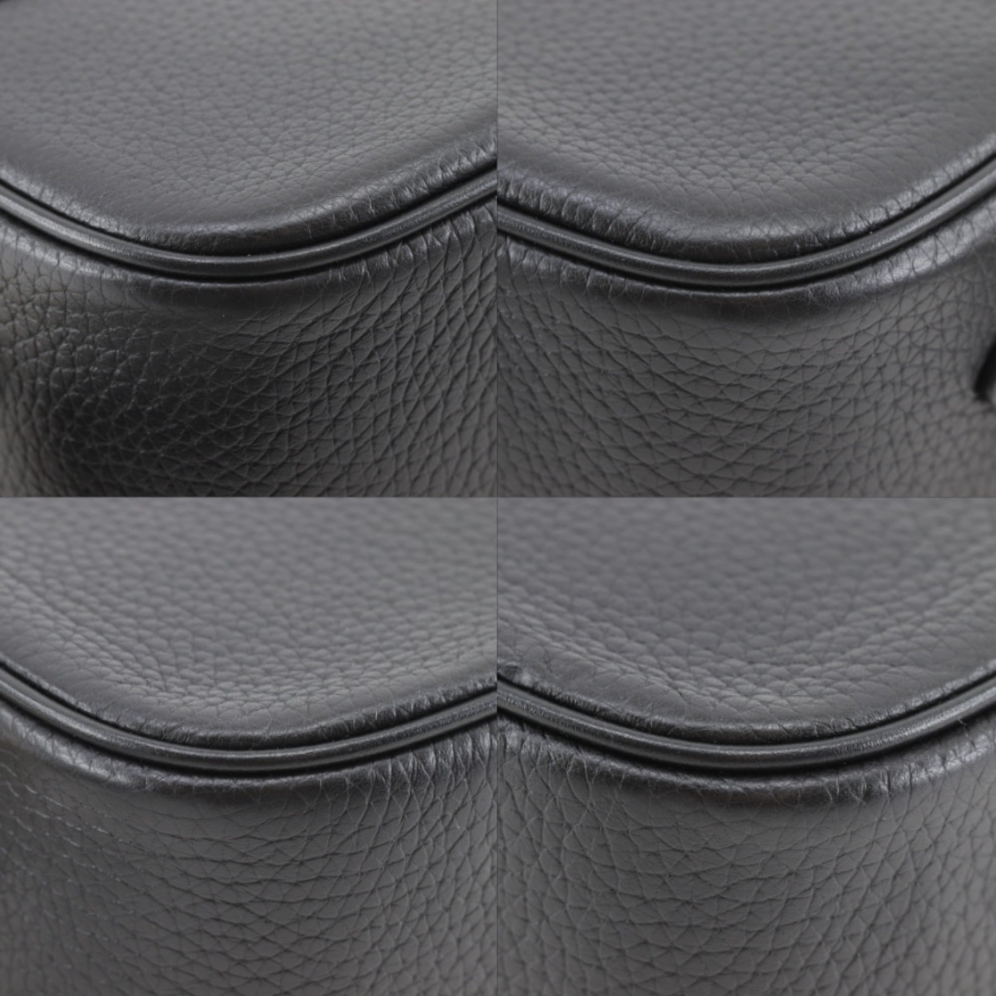 Coach Black Leather Shoulder Bag (Pre-Owned)