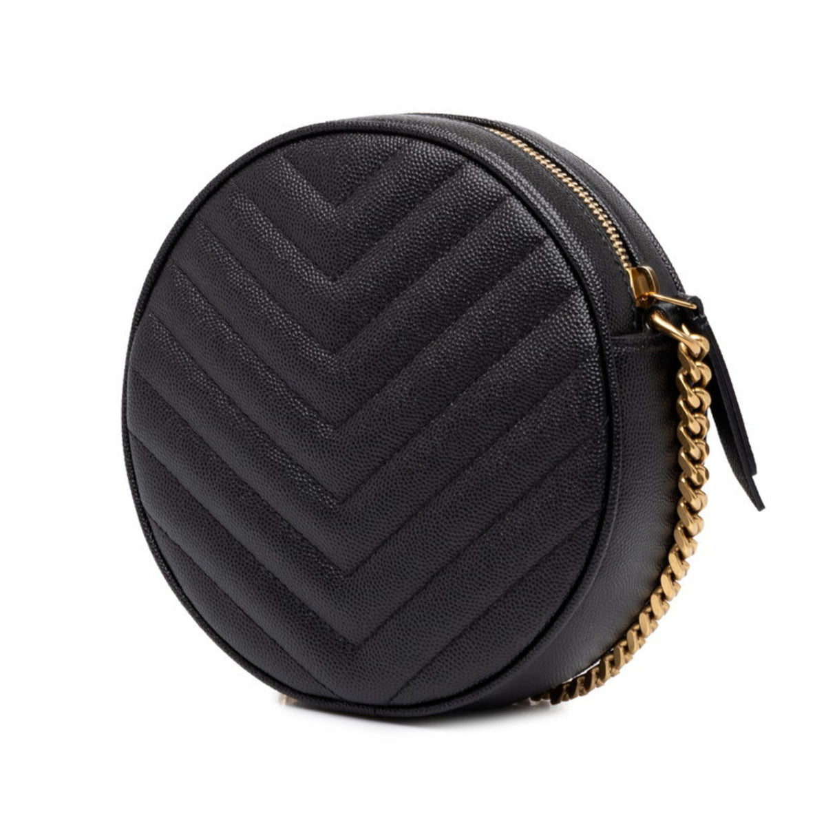 Saint Laurent Black Leather Shoulder Bag (Pre-Owned)