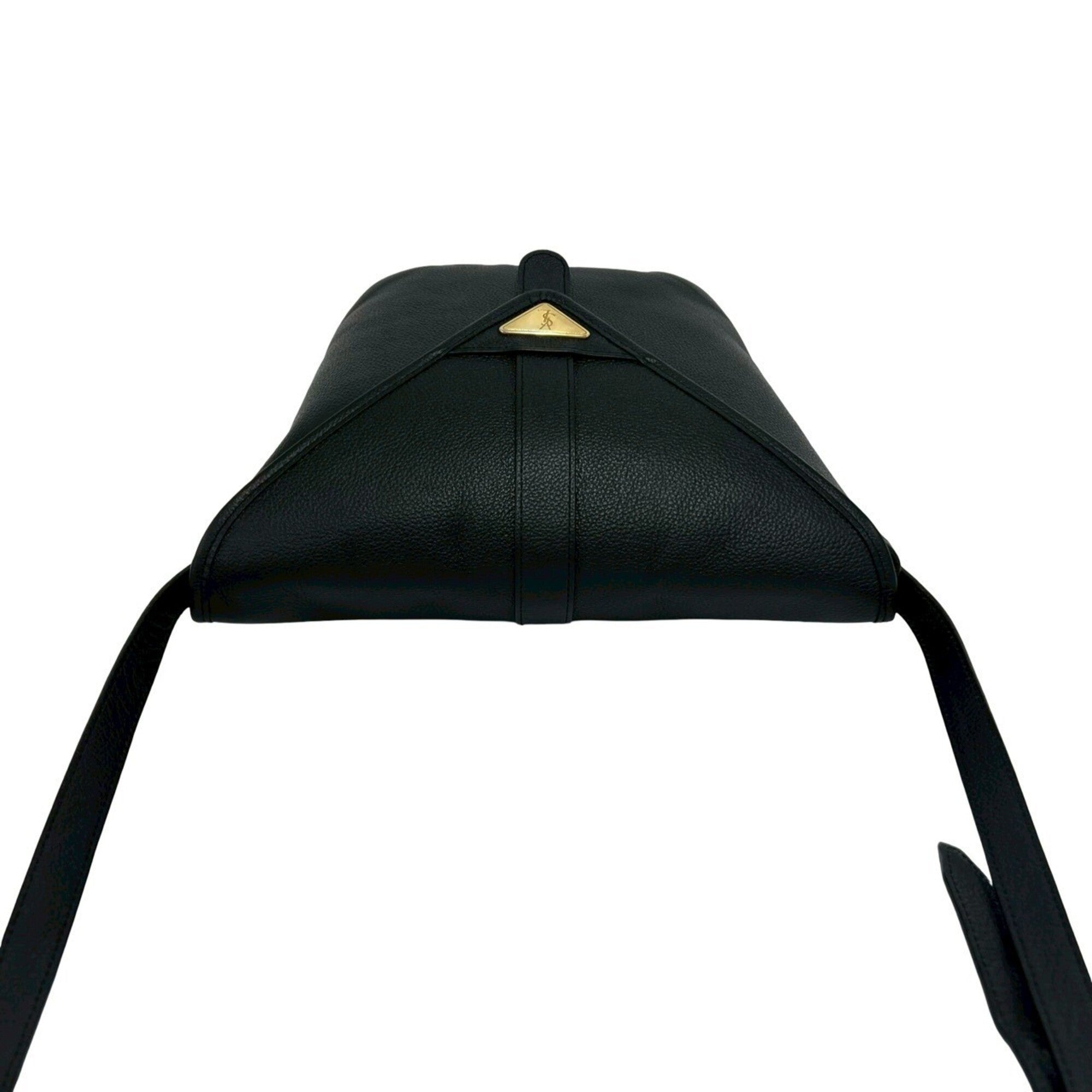 Yves Saint Laurent Black Leather Shoulder Bag (Pre-Owned)