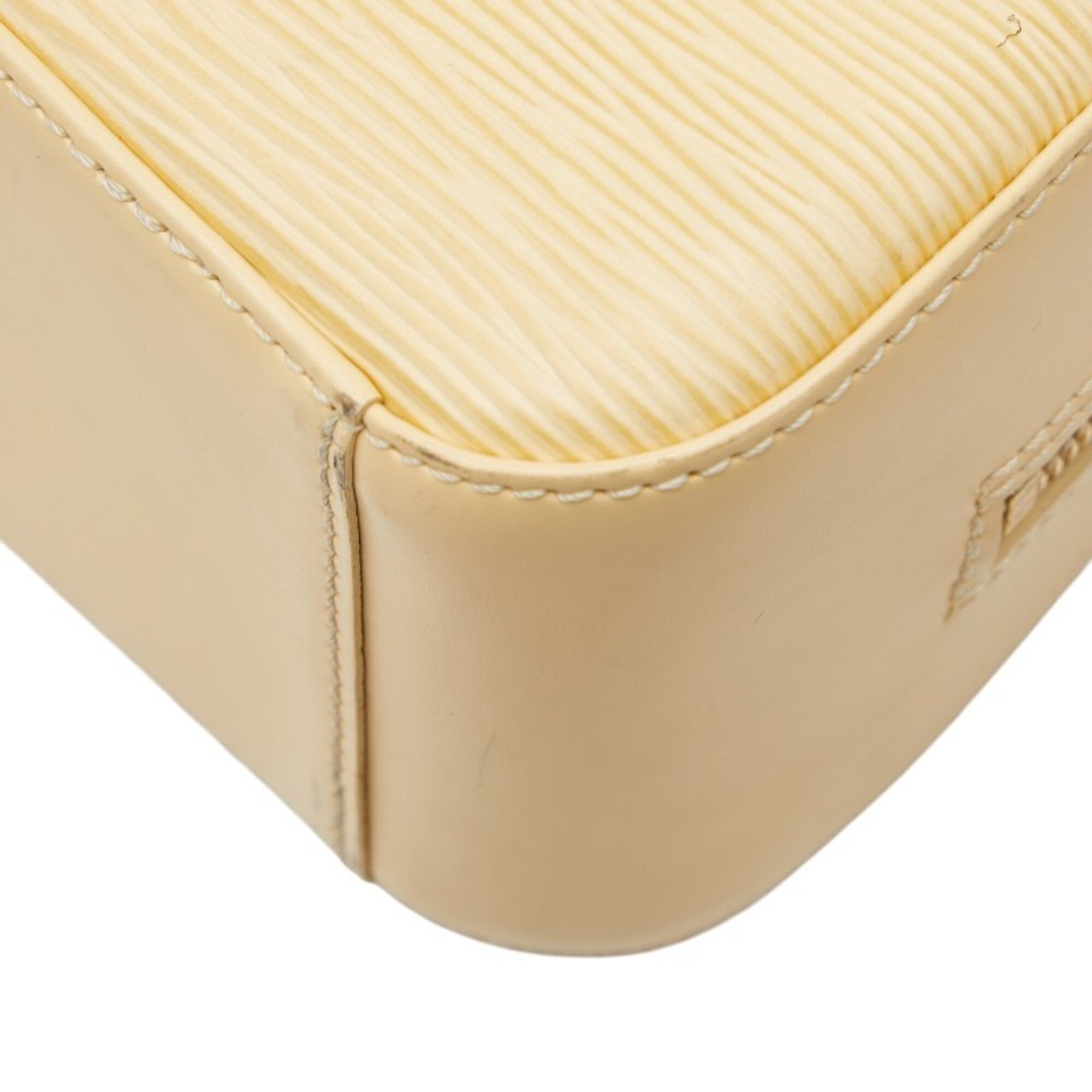 Louis Vuitton Epi Ivory Leather Handbag (Pre-Owned)