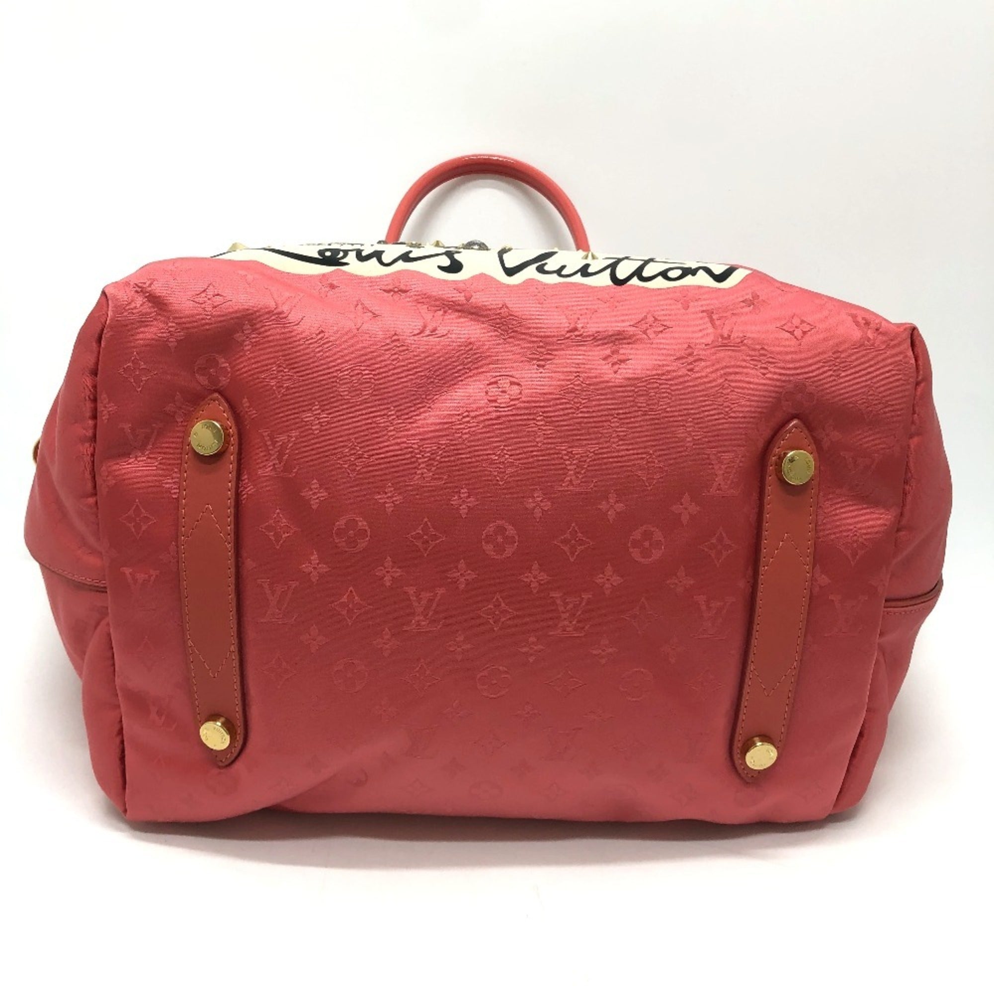Louis Vuitton Pink Nylon Tote Bag (Pre-Owned)