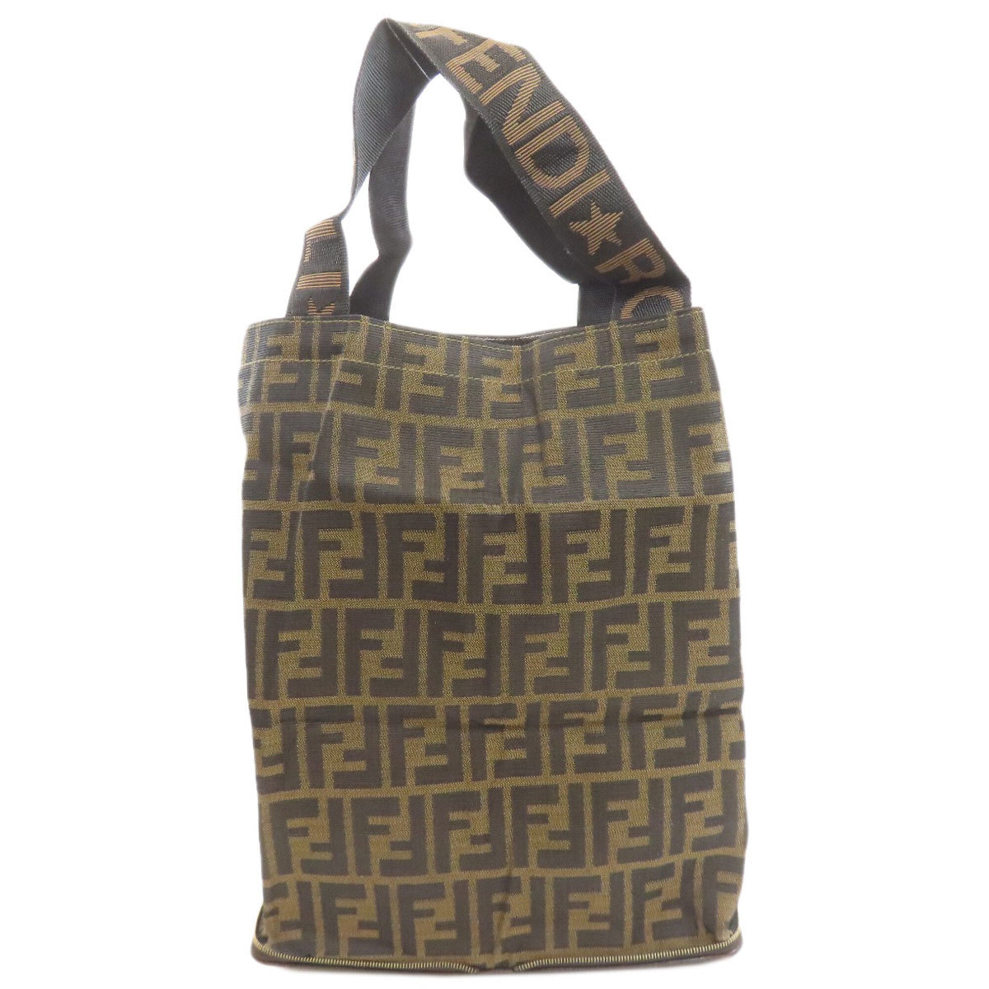Fendi Brown Canvas Eco-Bag Tote Bag (Pre-Owned)