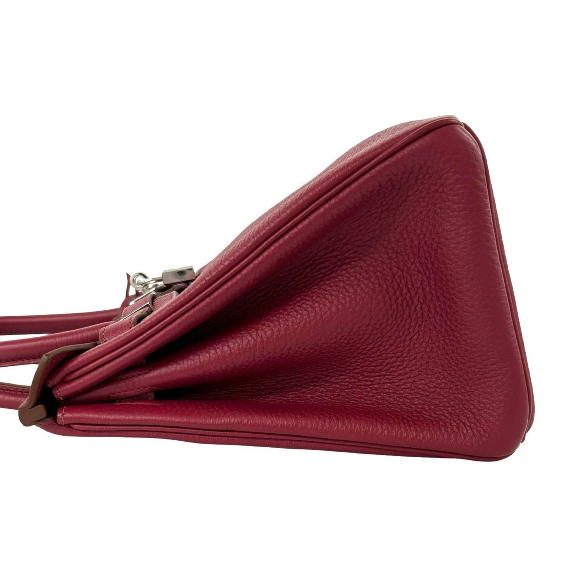 Hermes Red Color Togo Leather Handbag Tote Bag (Pre-Owned)