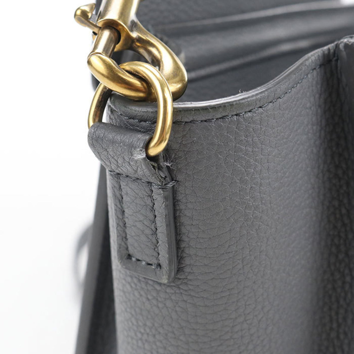 Celine Gray Leather Handbag (Pre-Owned)