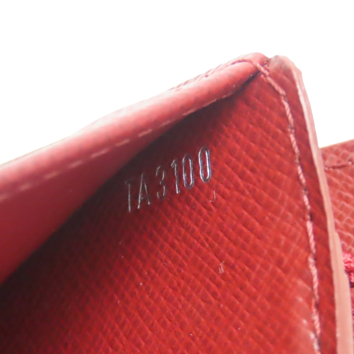 Louis Vuitton Ruby Epi Leather Wallet (Tri-Fold) (Pre-Owned)