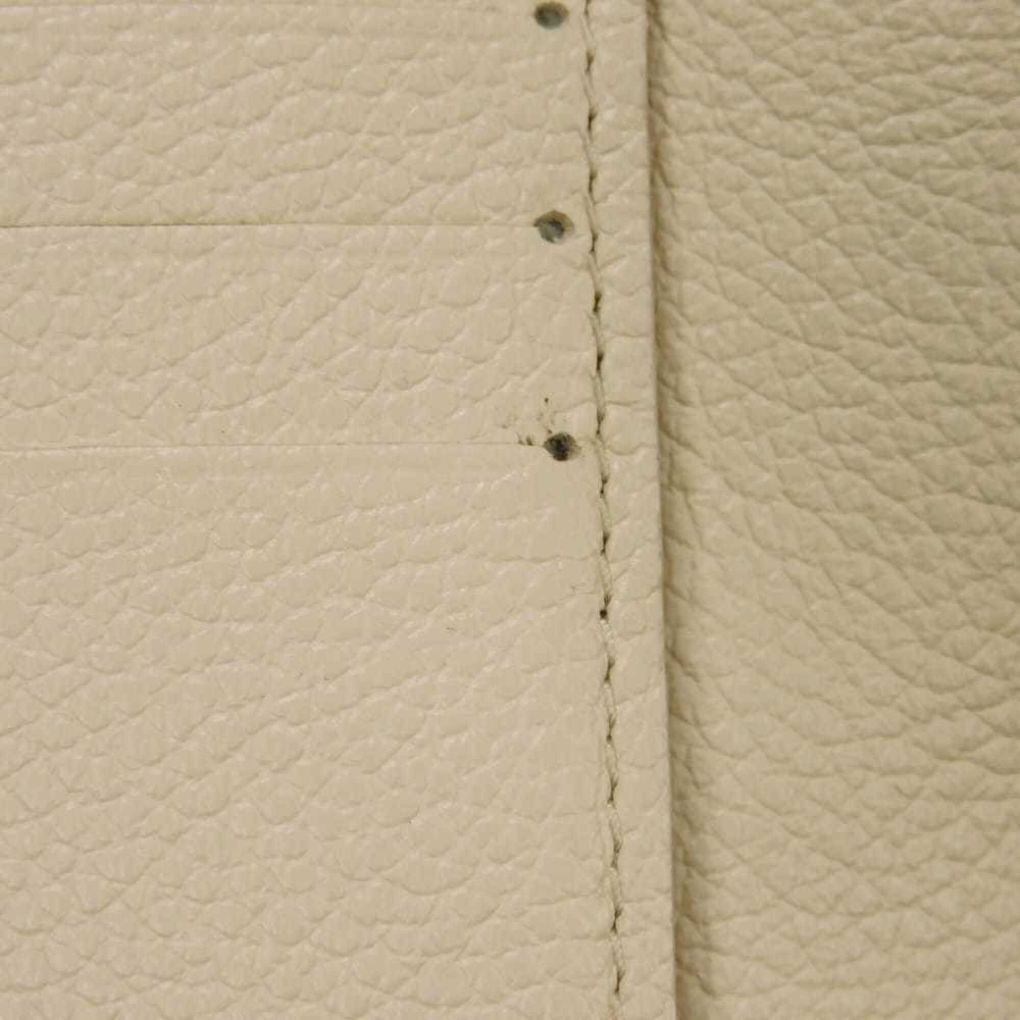 Louis Vuitton Monogram White Monogram Empreinte Leather Wallet (Tri-Fold) (Pre-Owned)