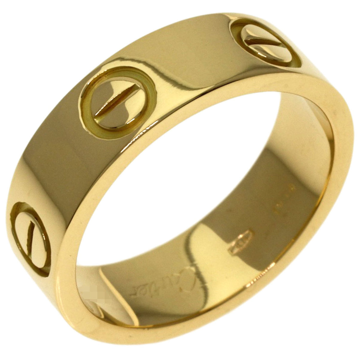 Cartier Love Yellow Gold (18K) Band Ring (Pre-Owned)