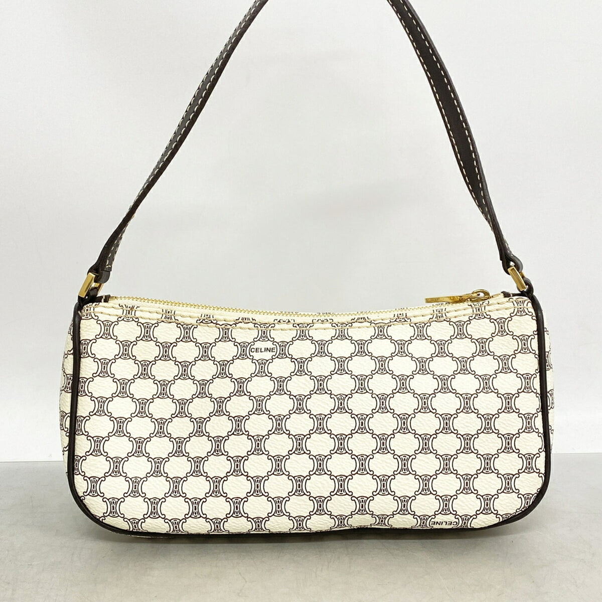 Celine White Pvc Handbag (Pre-Owned)