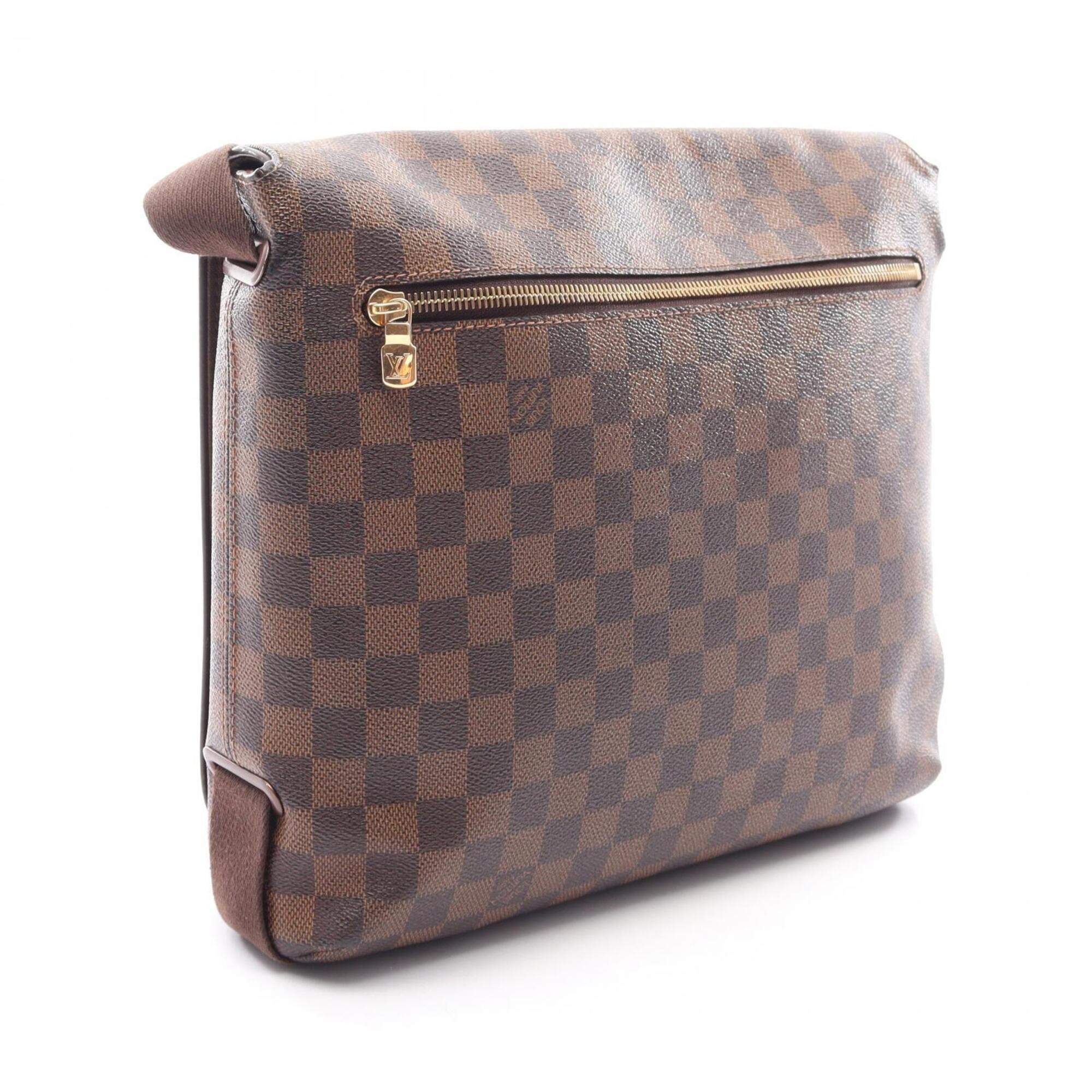 Louis Vuitton Brown Coated Canvas Pvc Leather Handbag Shoulder Bag (Pre-Owned)